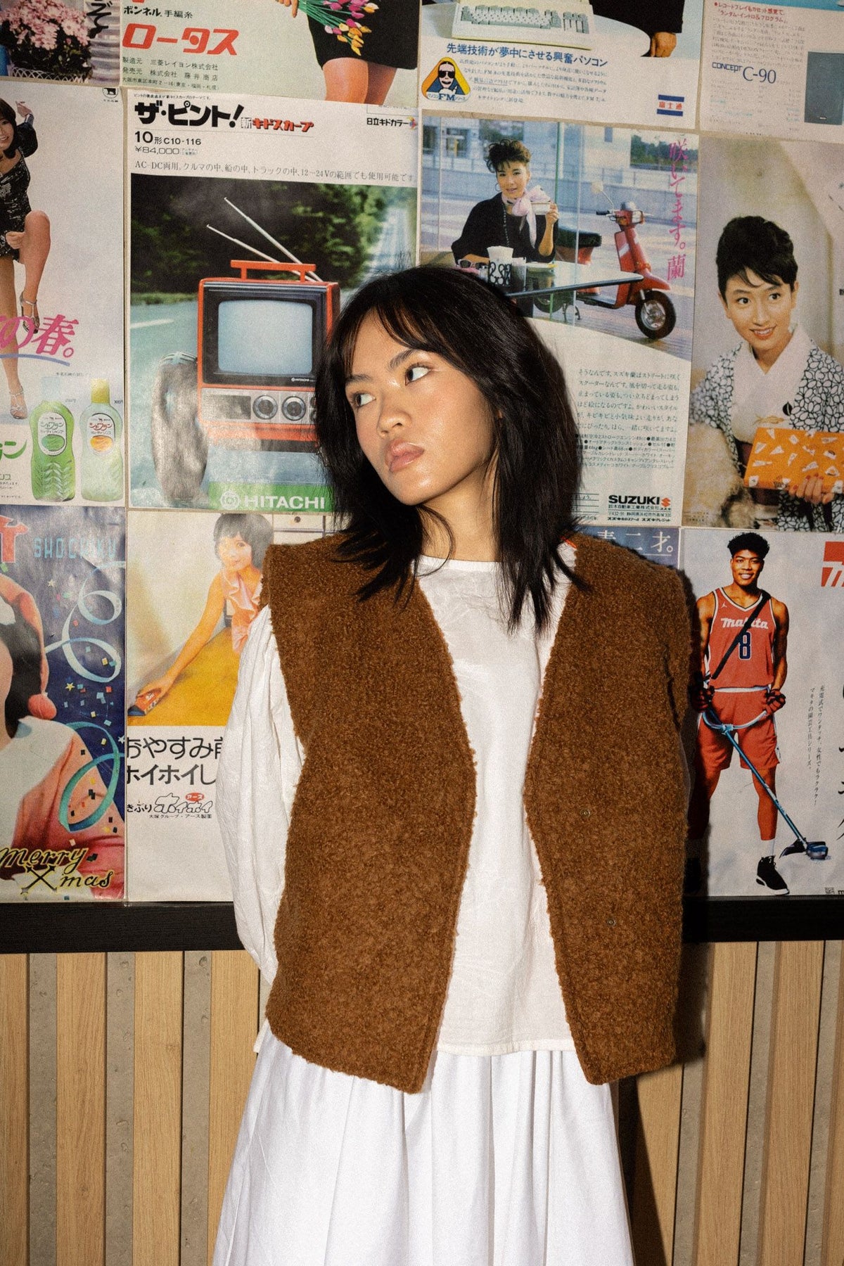 Wabi Vest brown
