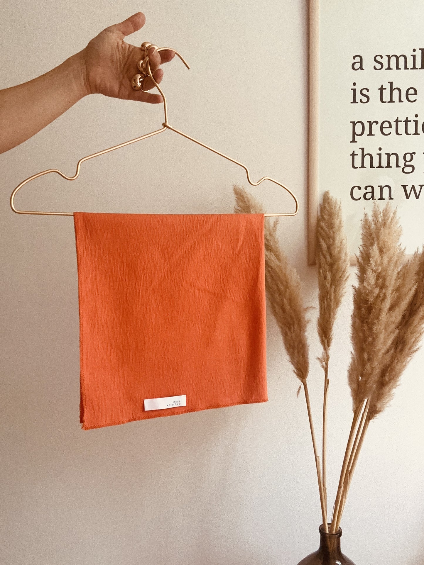Beso Scarf Tangerine