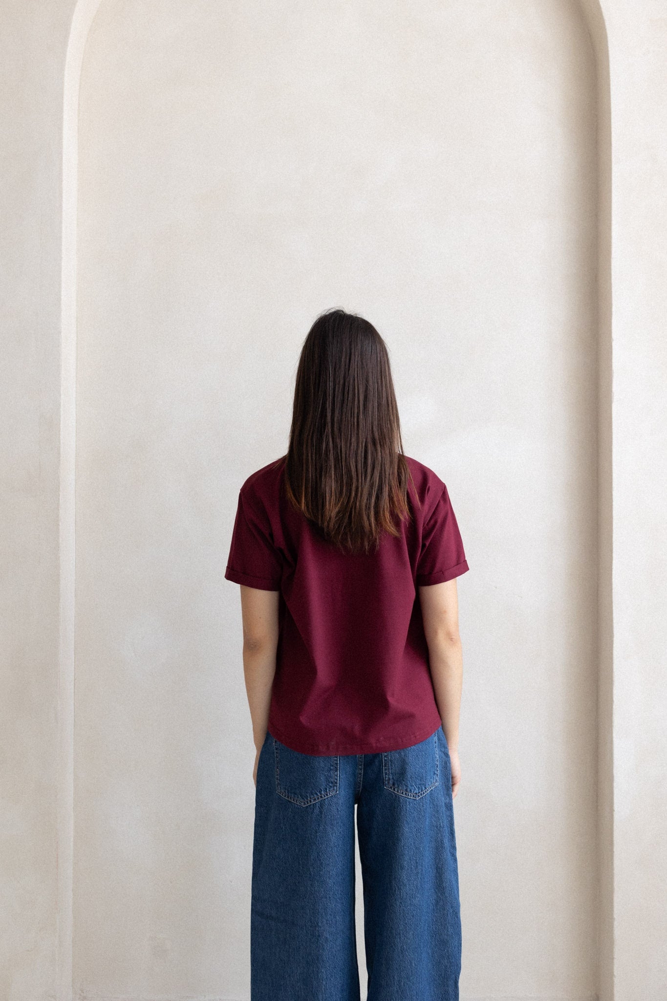 Tshirt No.3 bordeaux