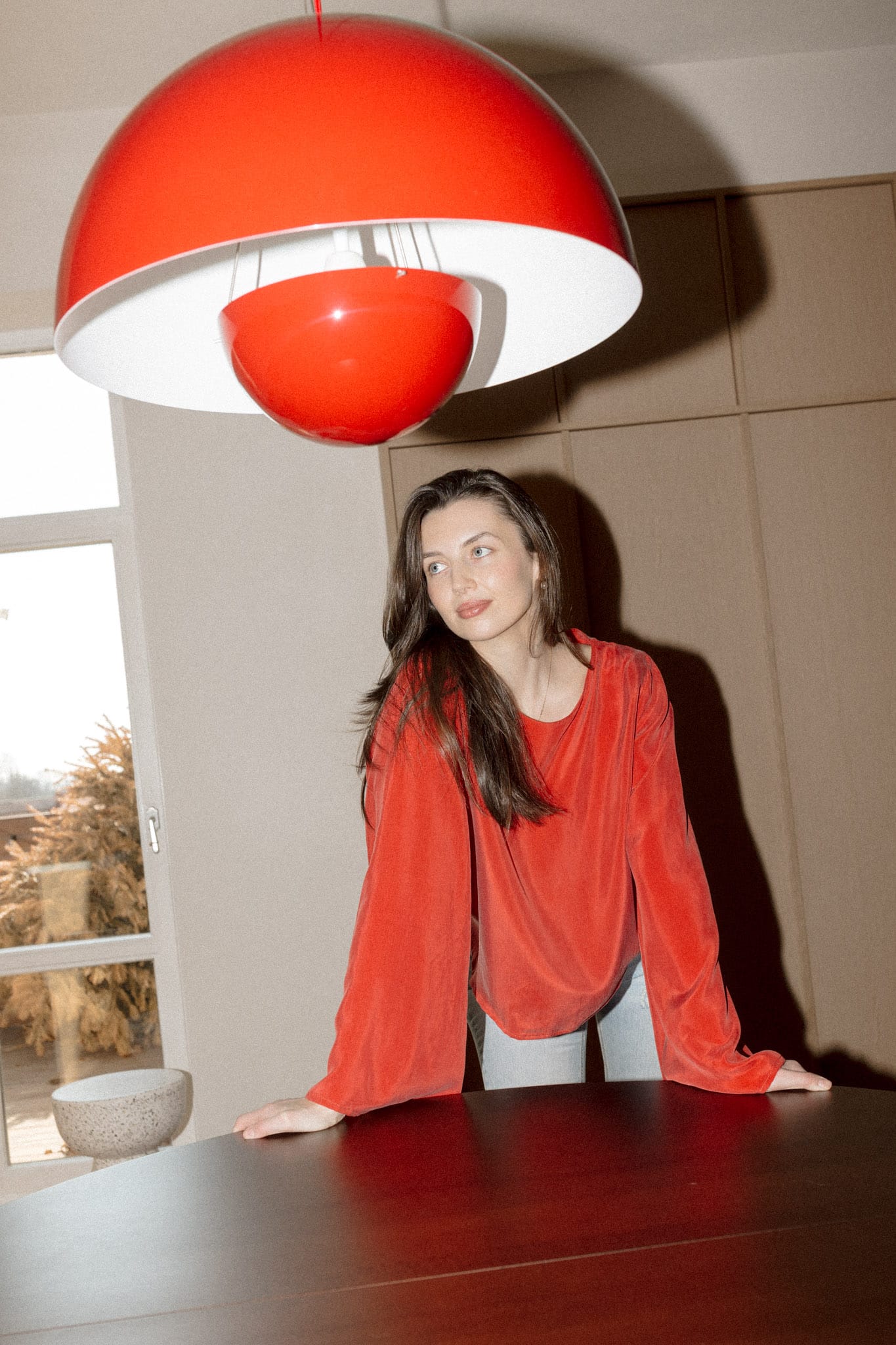 Santorini Blouse Red