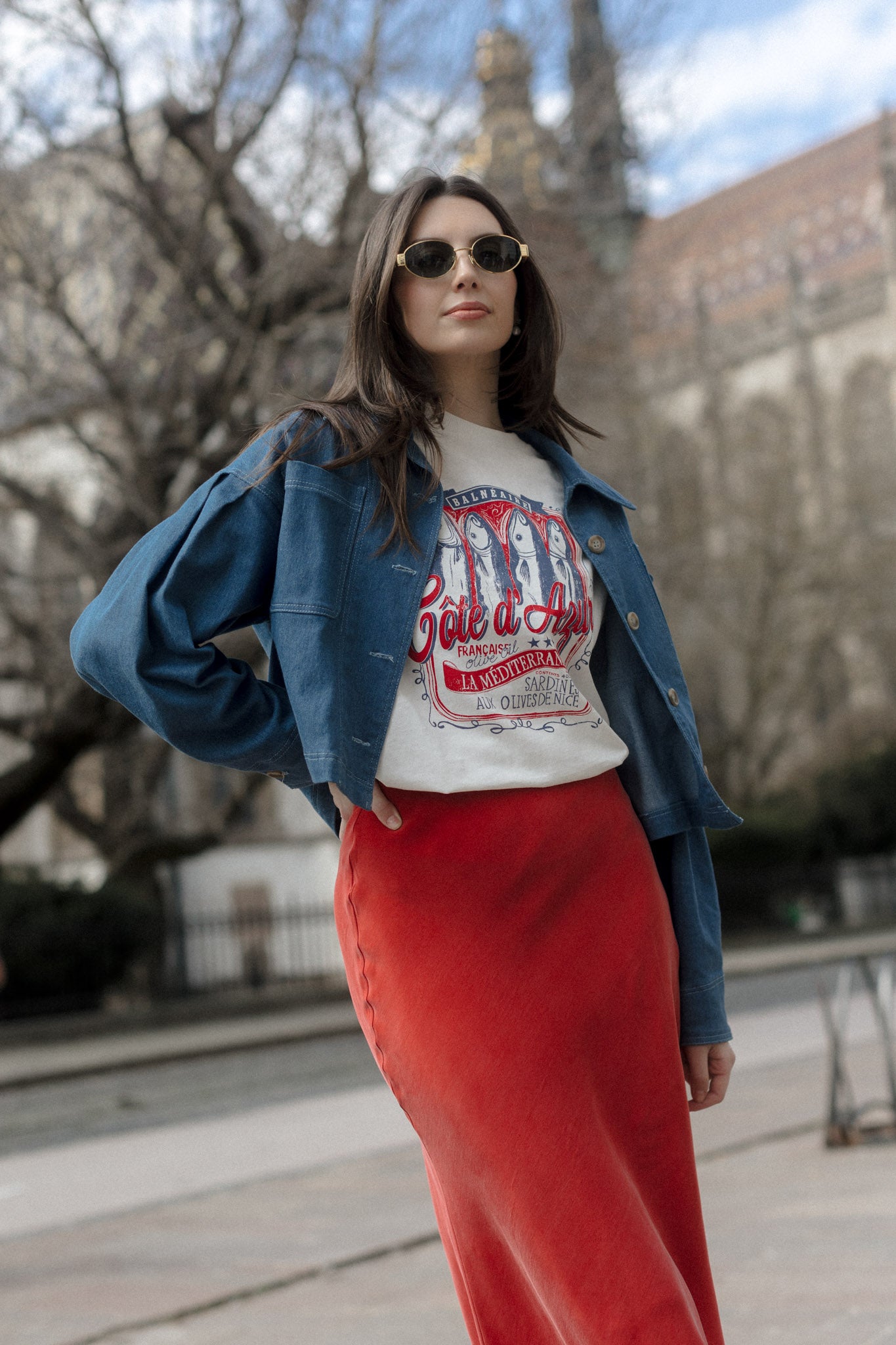 Ellie Skirt Red