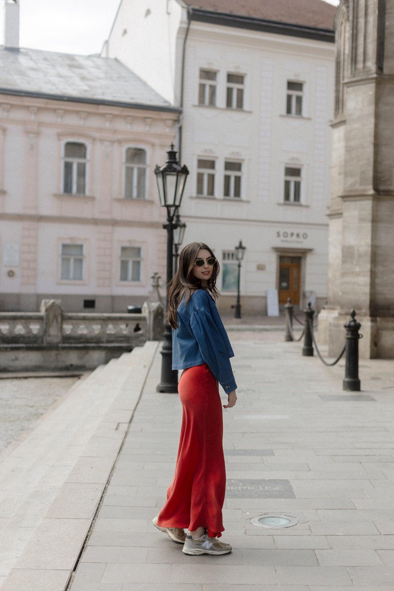 Ellie Skirt Red