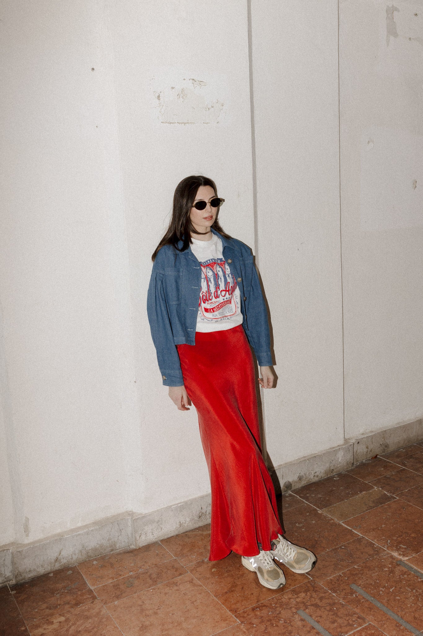 Ellie Skirt Red