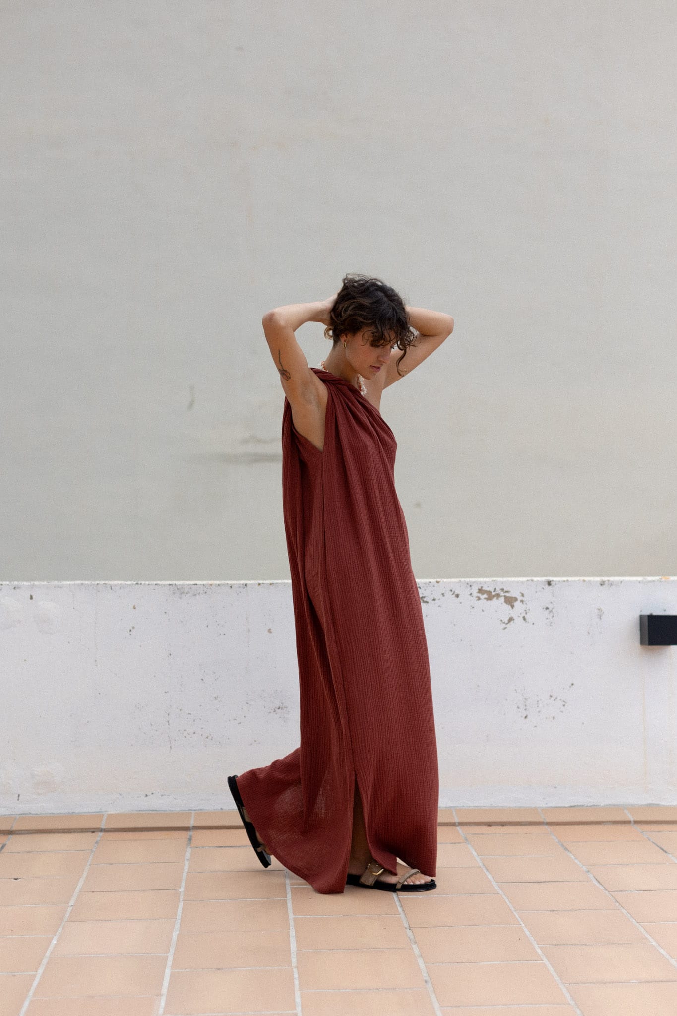 Alicja Dress Brick