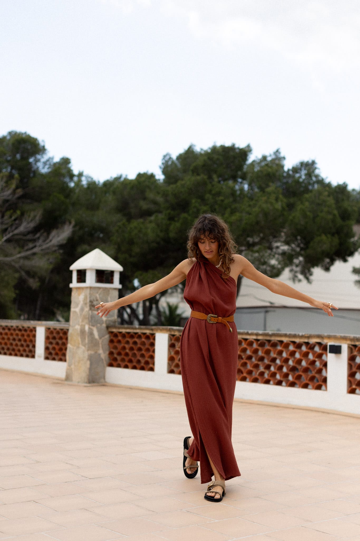 Alicja Dress Brick