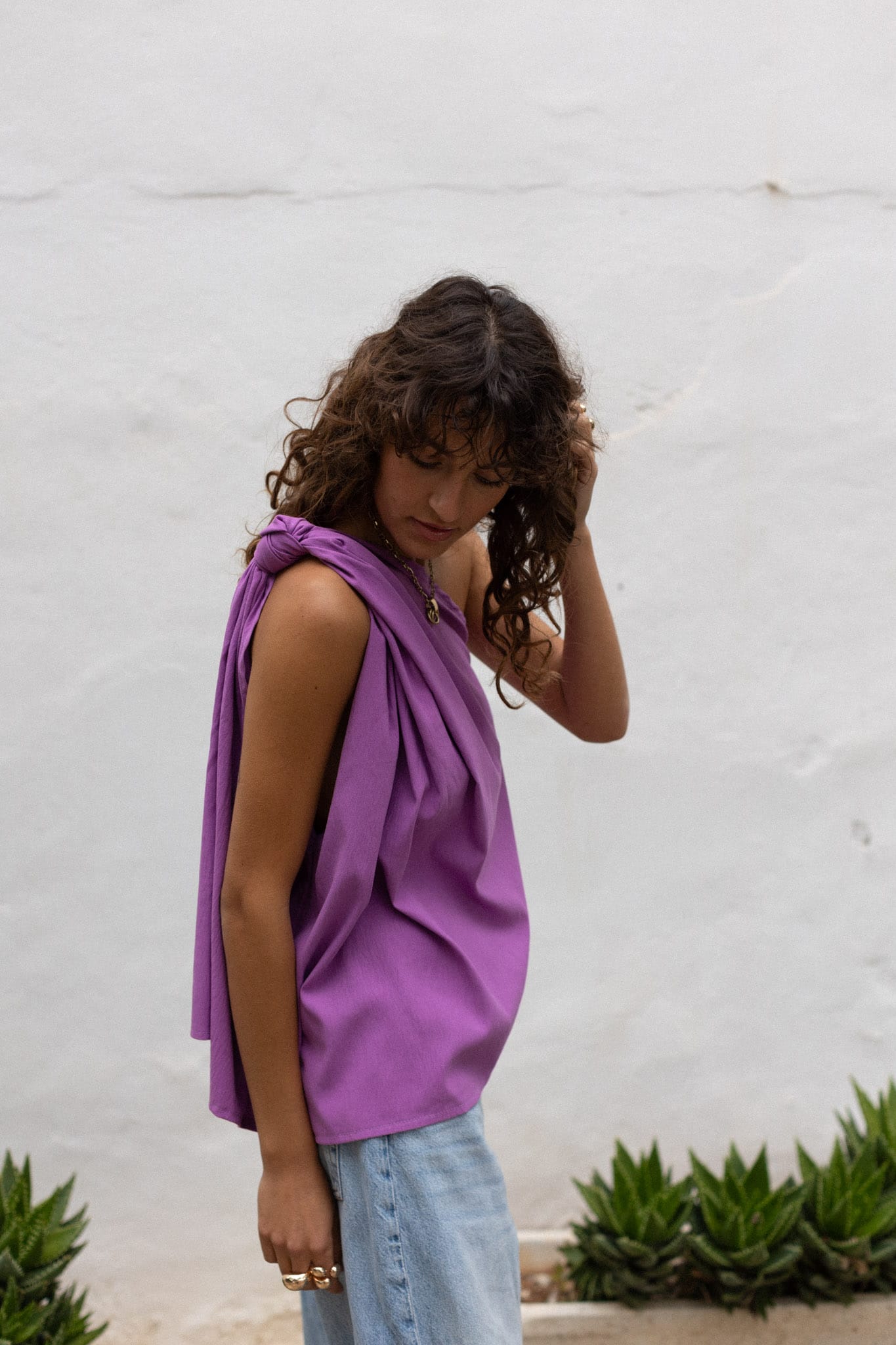 Barbelle Top Violet
