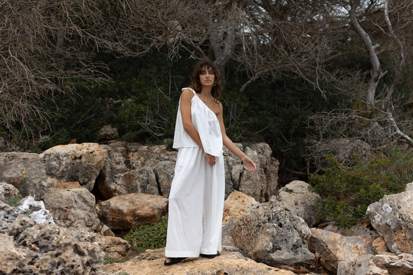 Pollença Linen Top