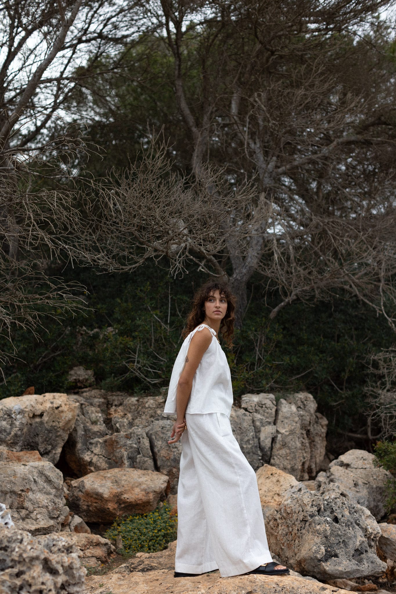 Pollença Linen Top