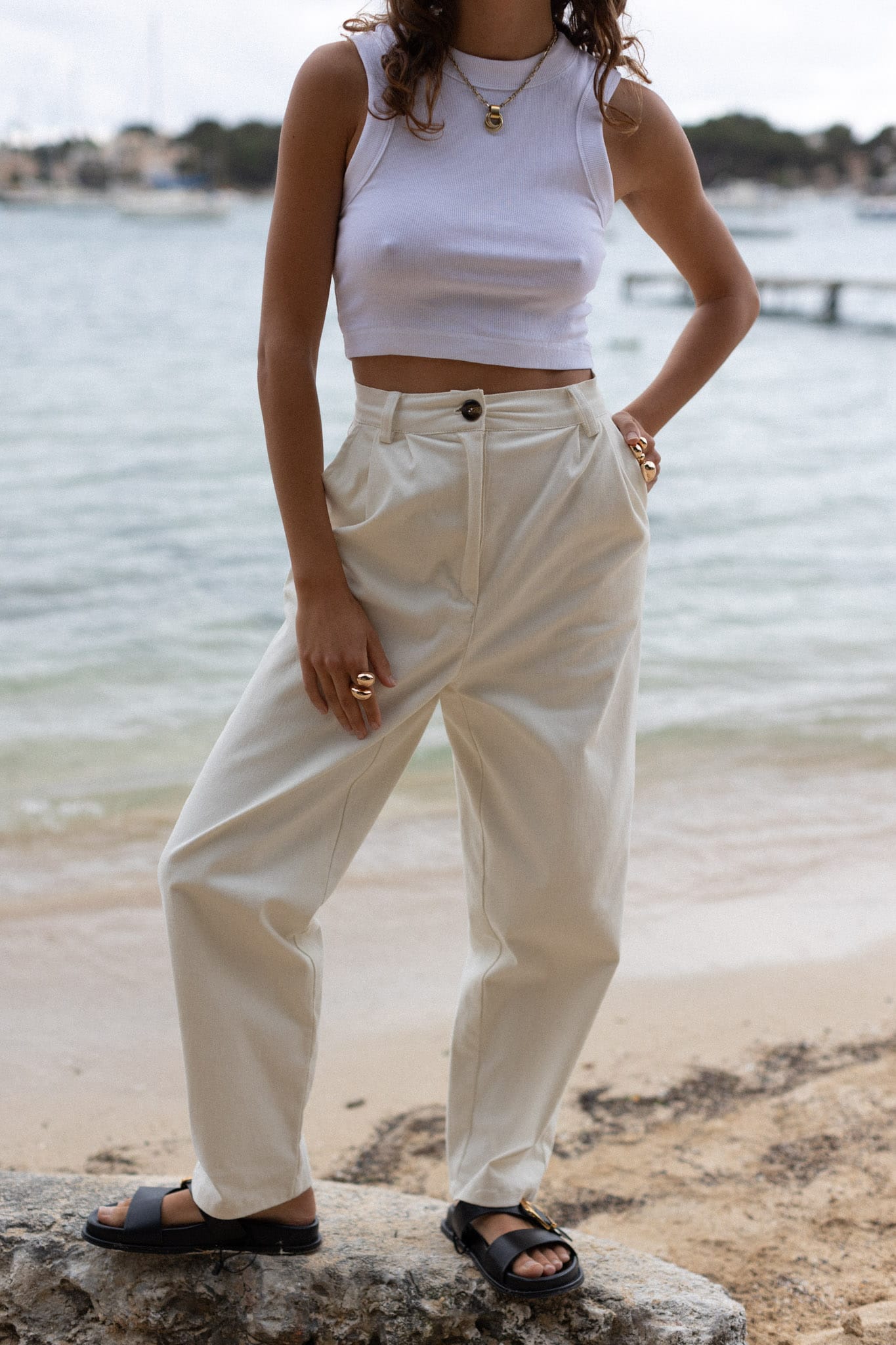 Dominga Denim Pants