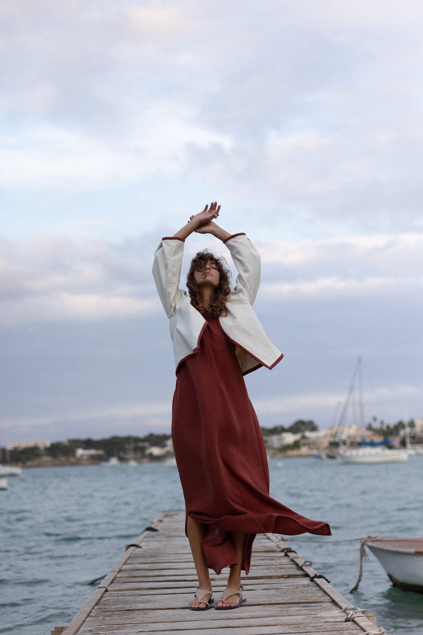 Alicja Dress Brick