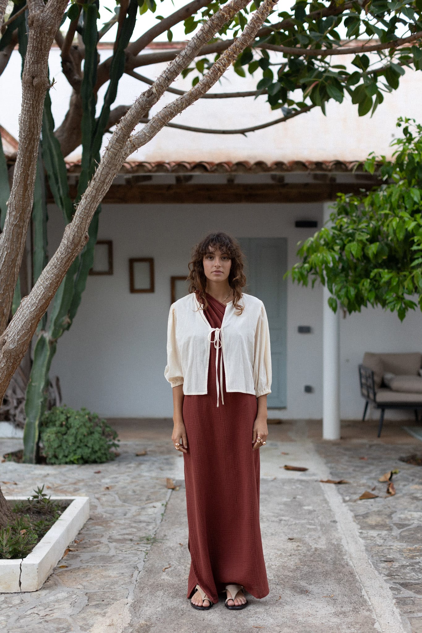 Alicja Dress Brick