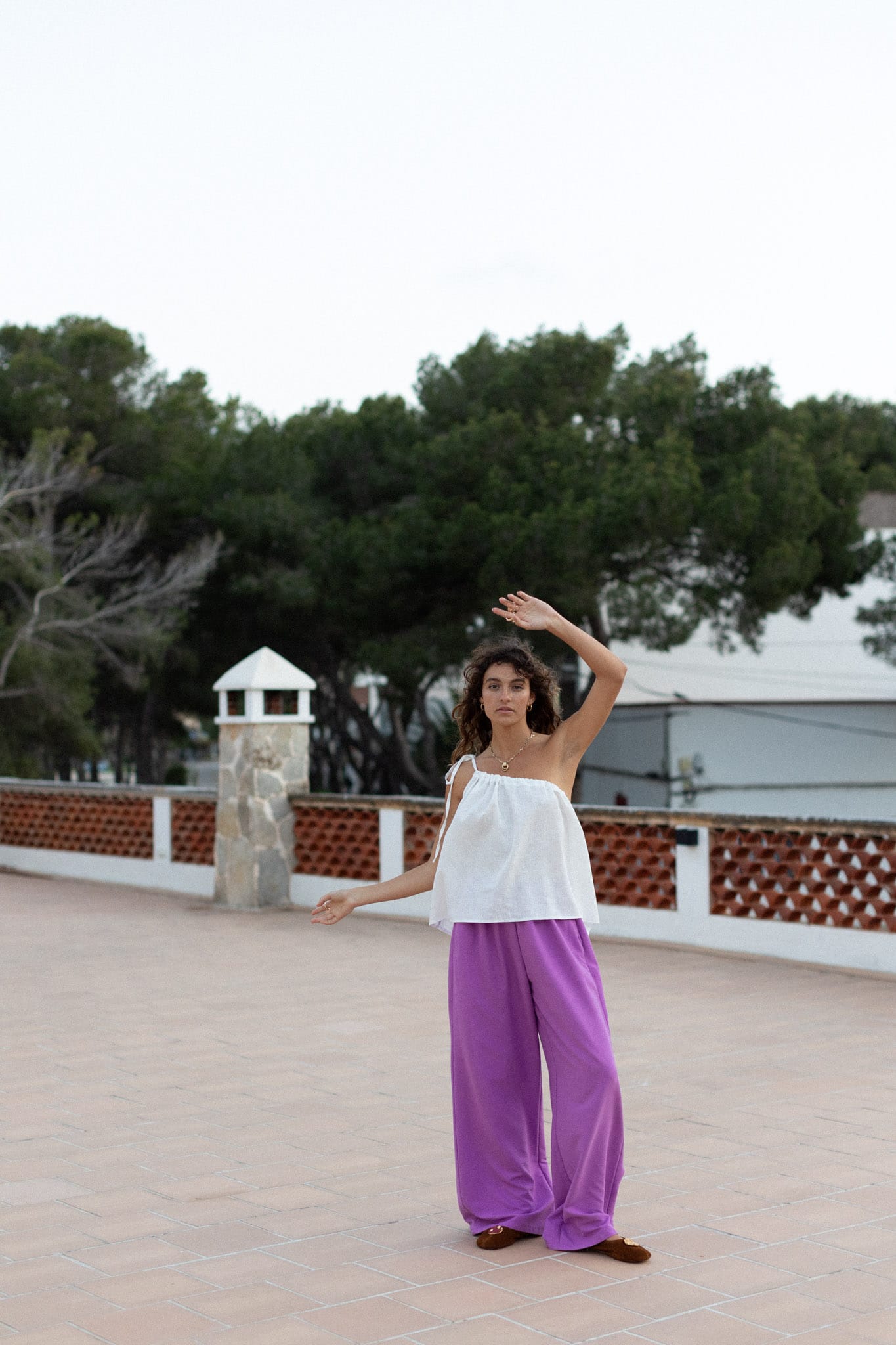 Pollença Linen Top