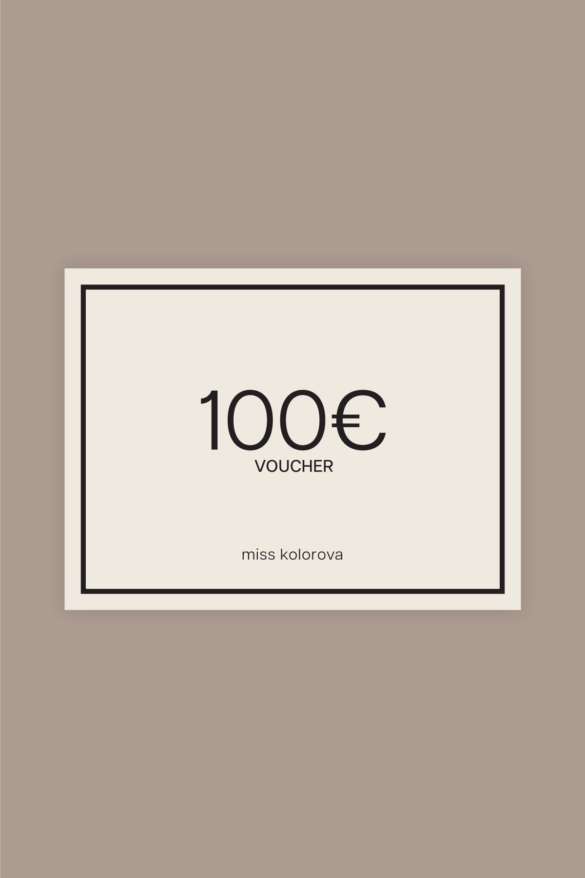 Miss Kolorova - Voucher 100