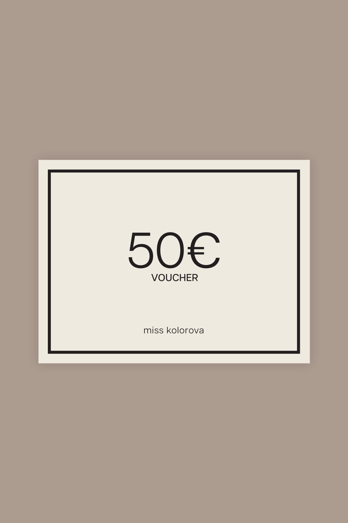 Miss Kolorova - Voucher 50