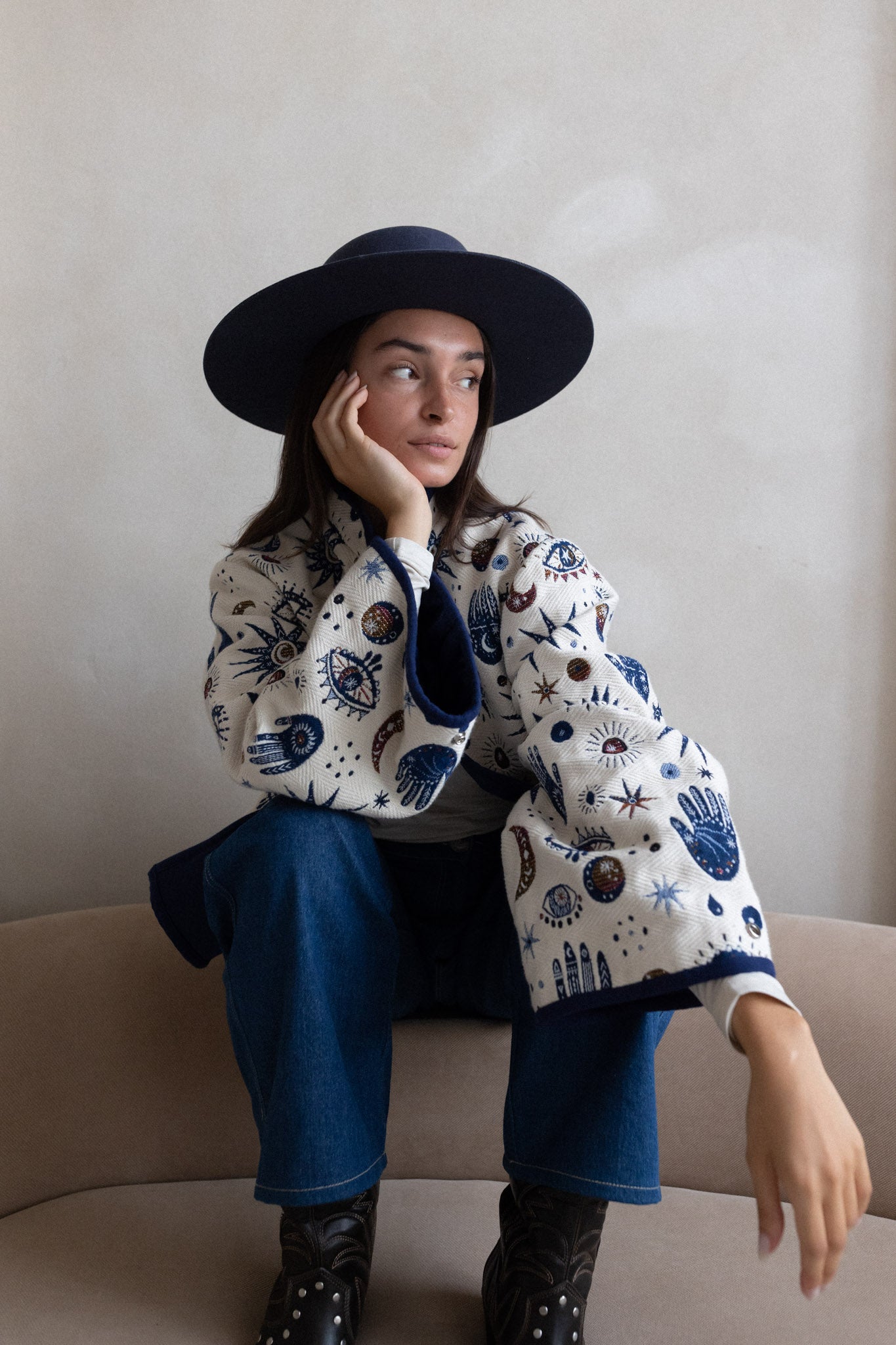 Namaste Jacket jacquard