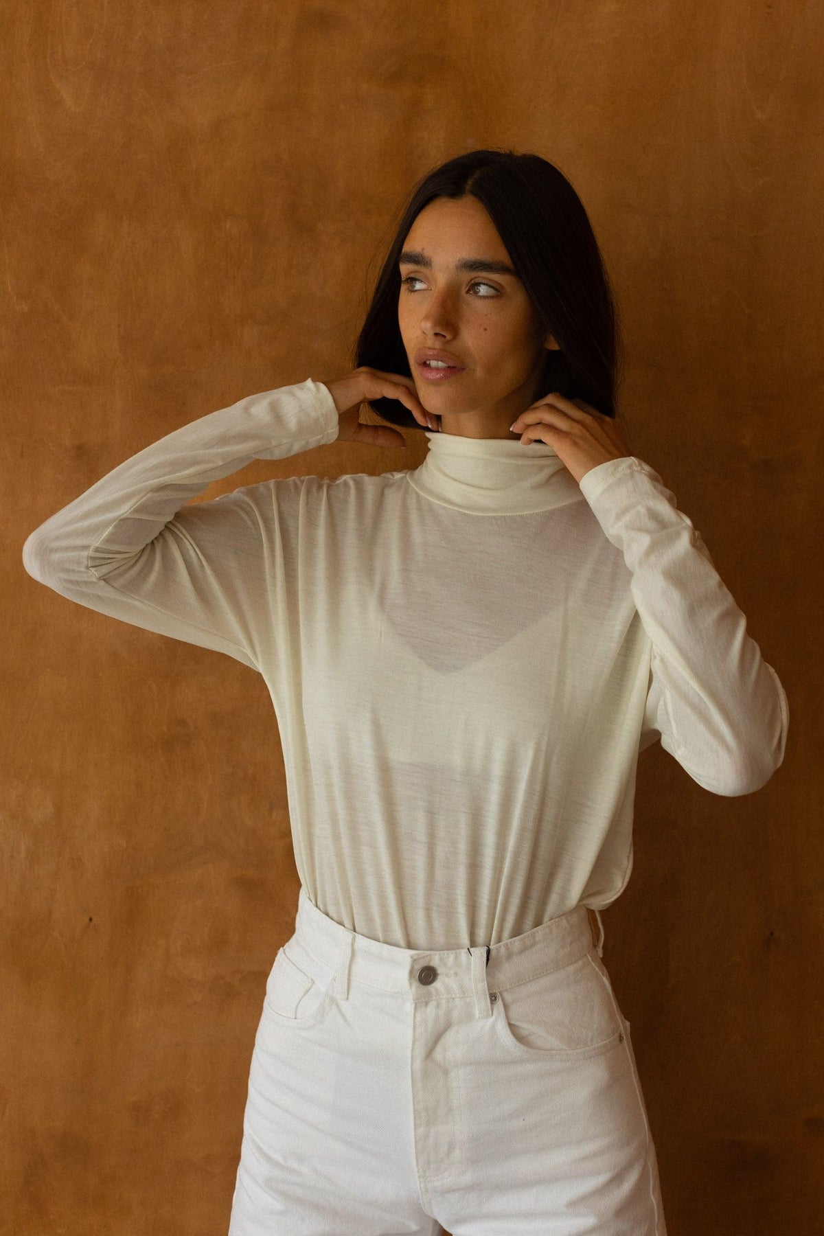 Fine Turtleneck vanilla
