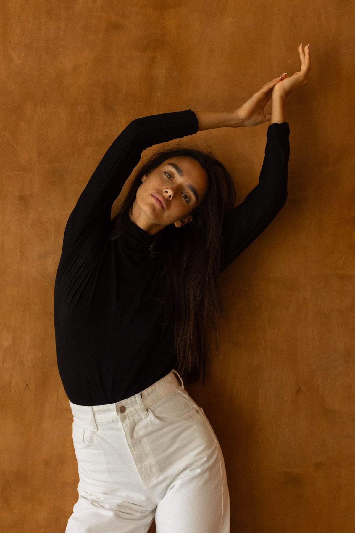 Fine Turtleneck black