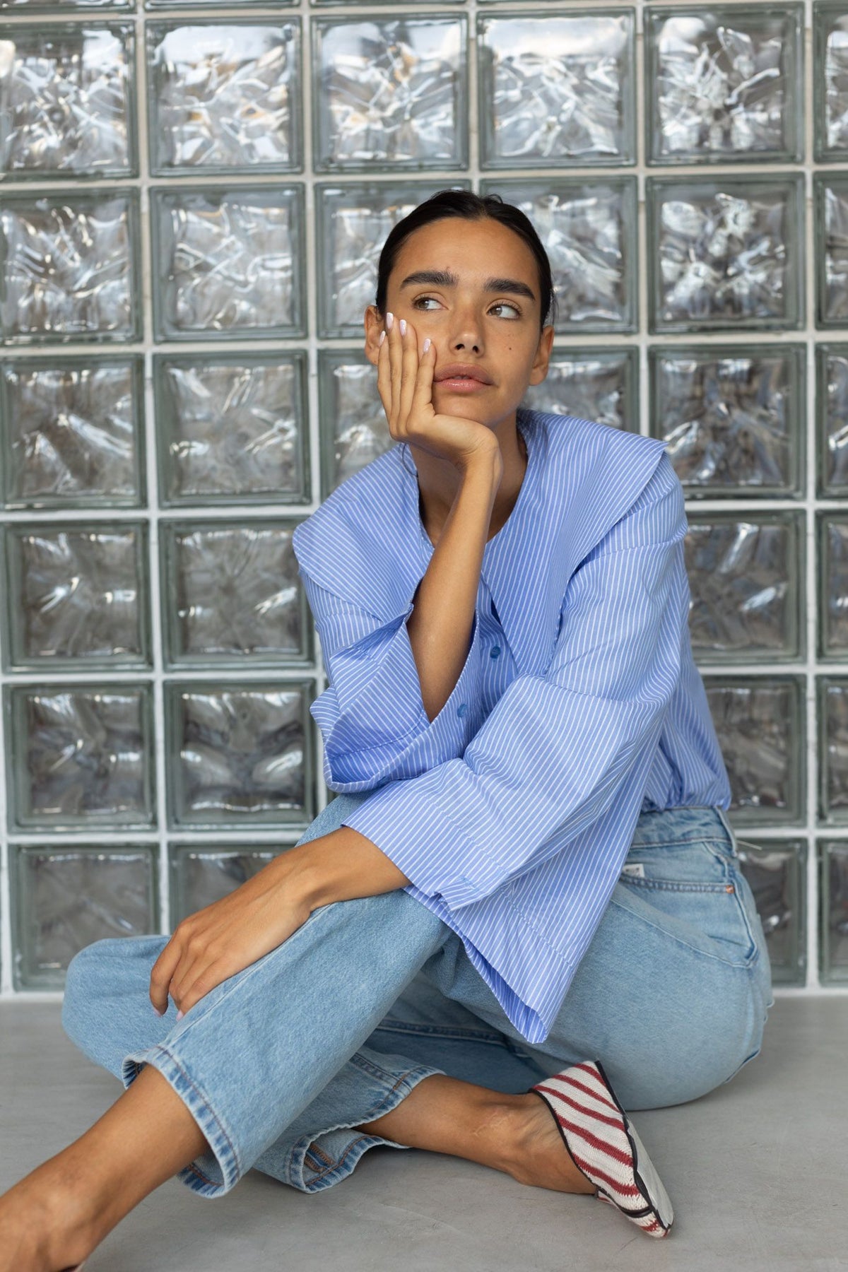 Frida Shirt stripe