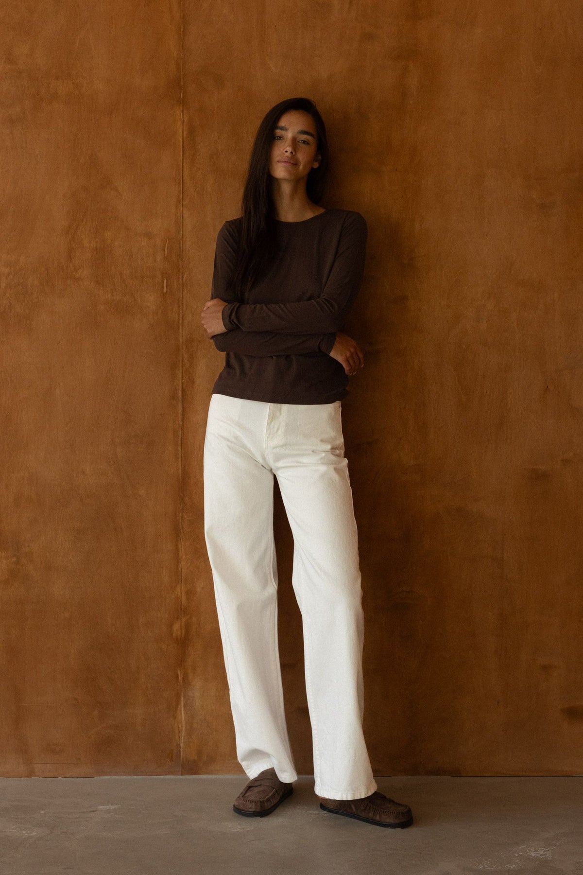 Woollen L/S No.1 chocolate