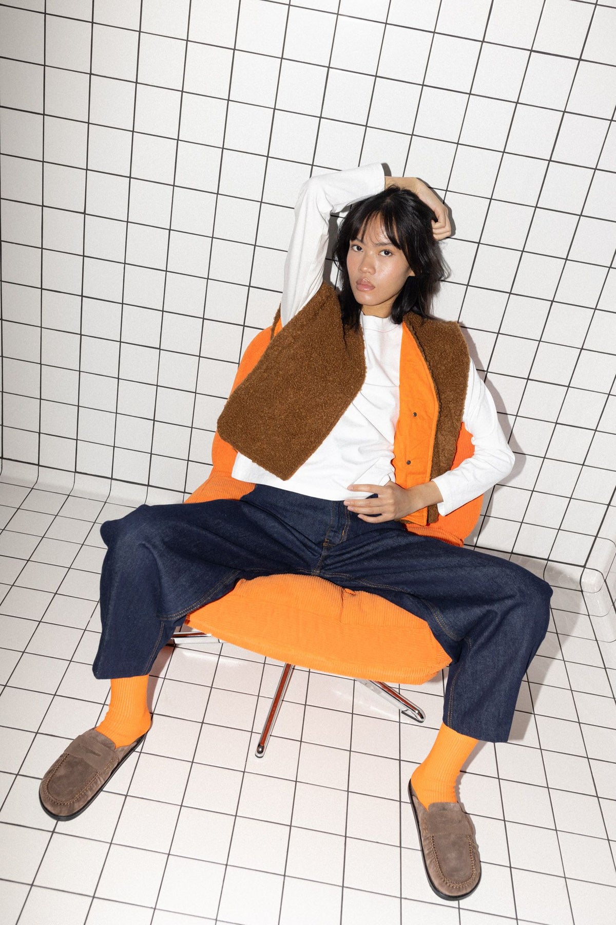 Wabi Vest brown