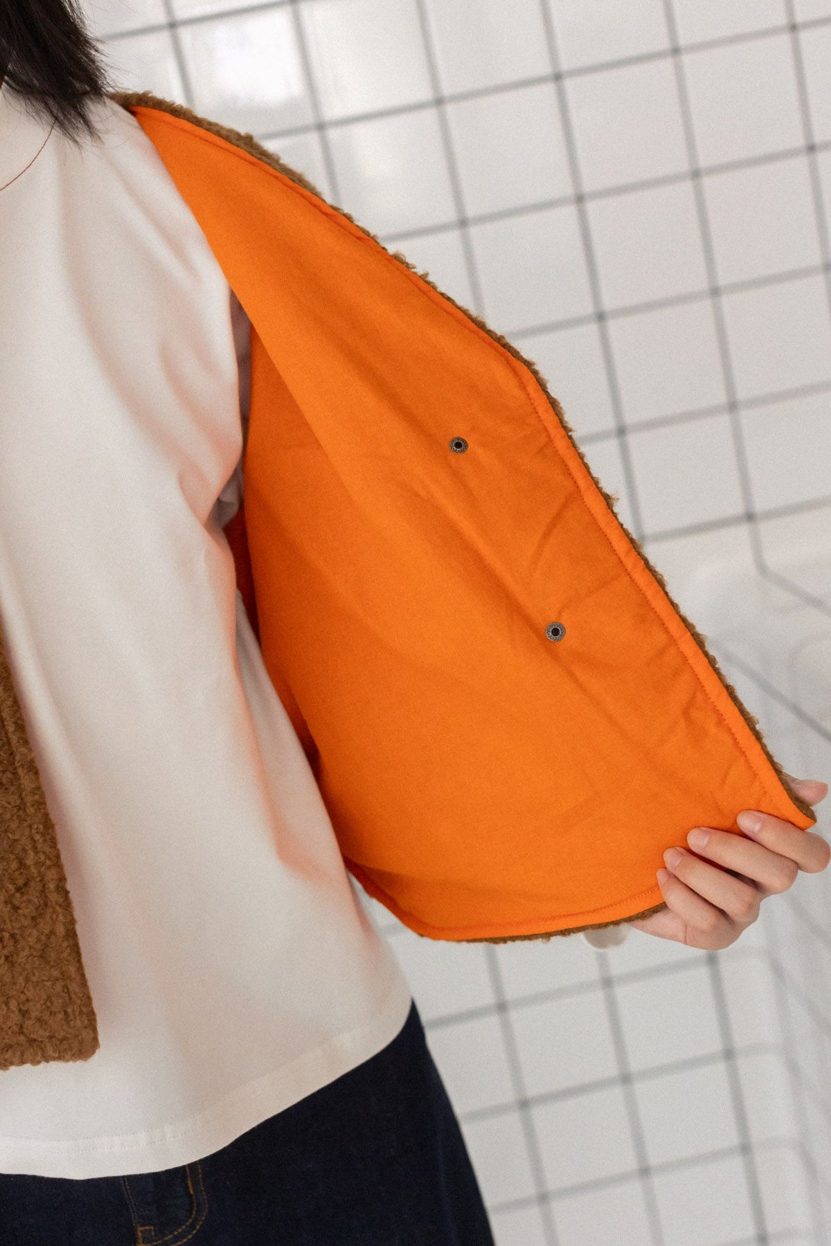 Wabi Vest brown