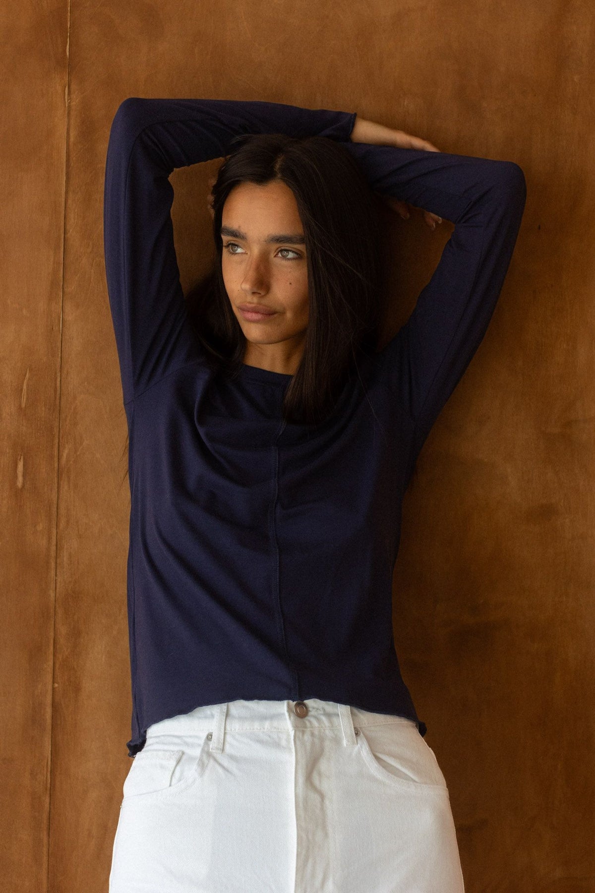 Woollen L/S No.4 navy