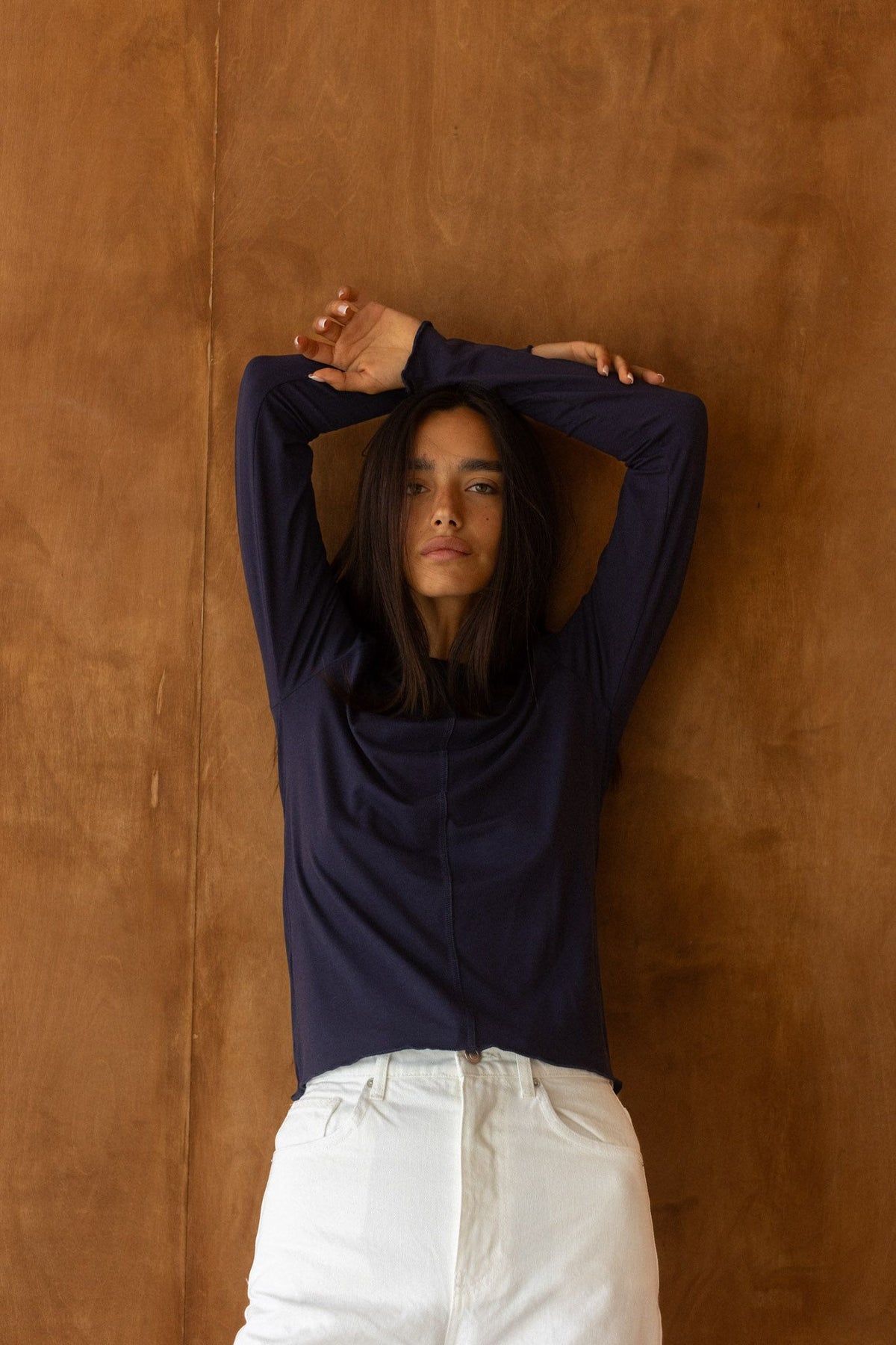 Woollen L/S No.4 navy
