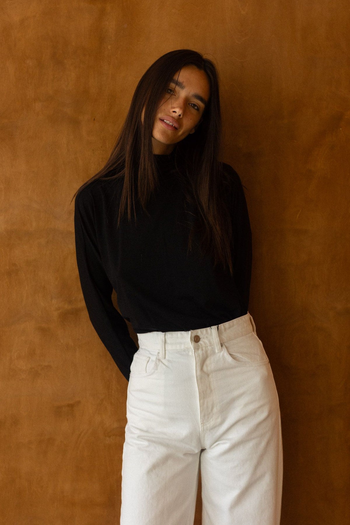 Fine Turtleneck black