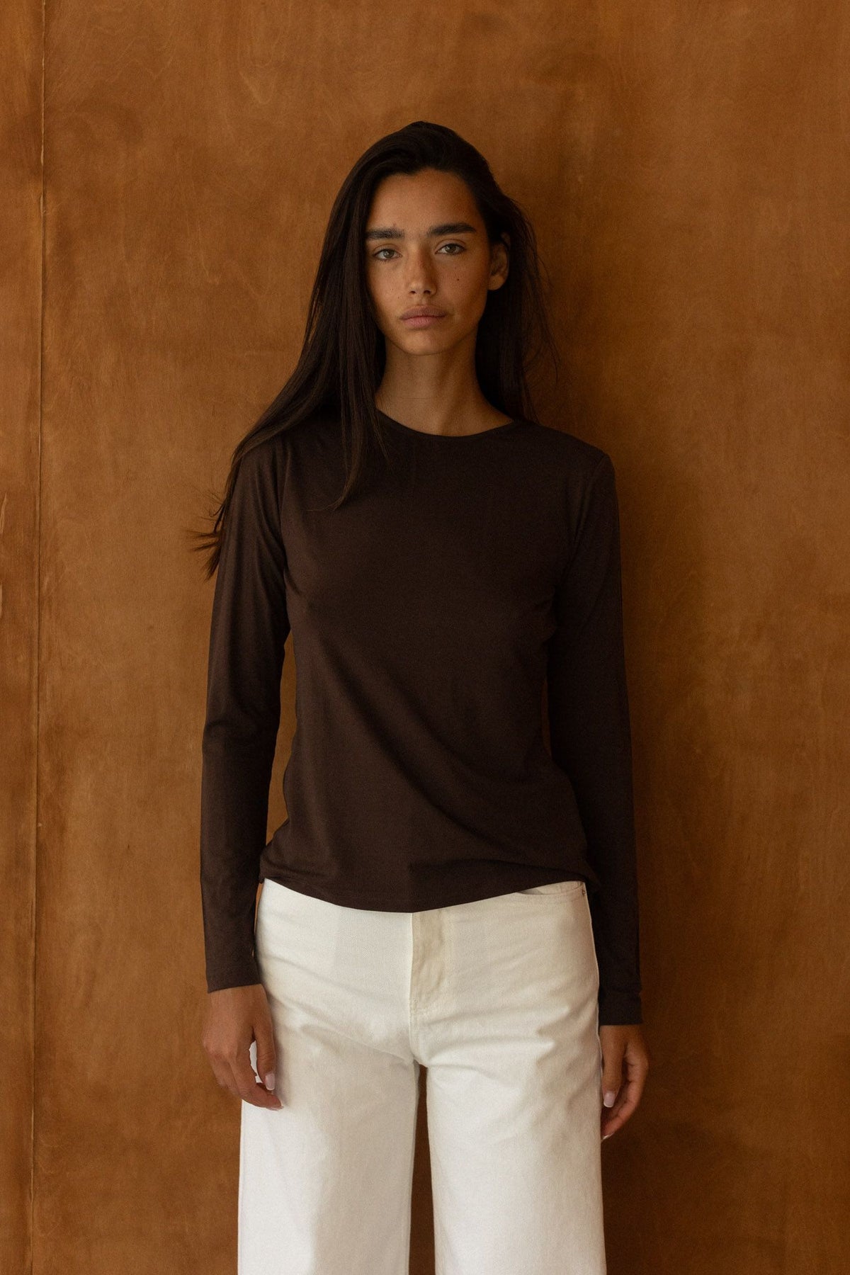 Woollen L/S No.1 chocolate