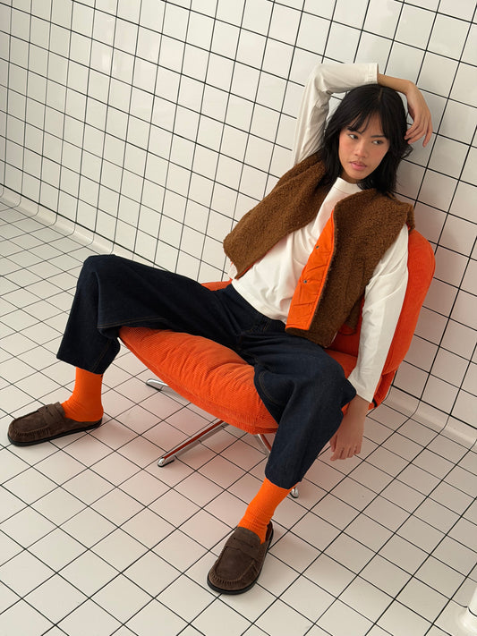 Wabi Vest brown