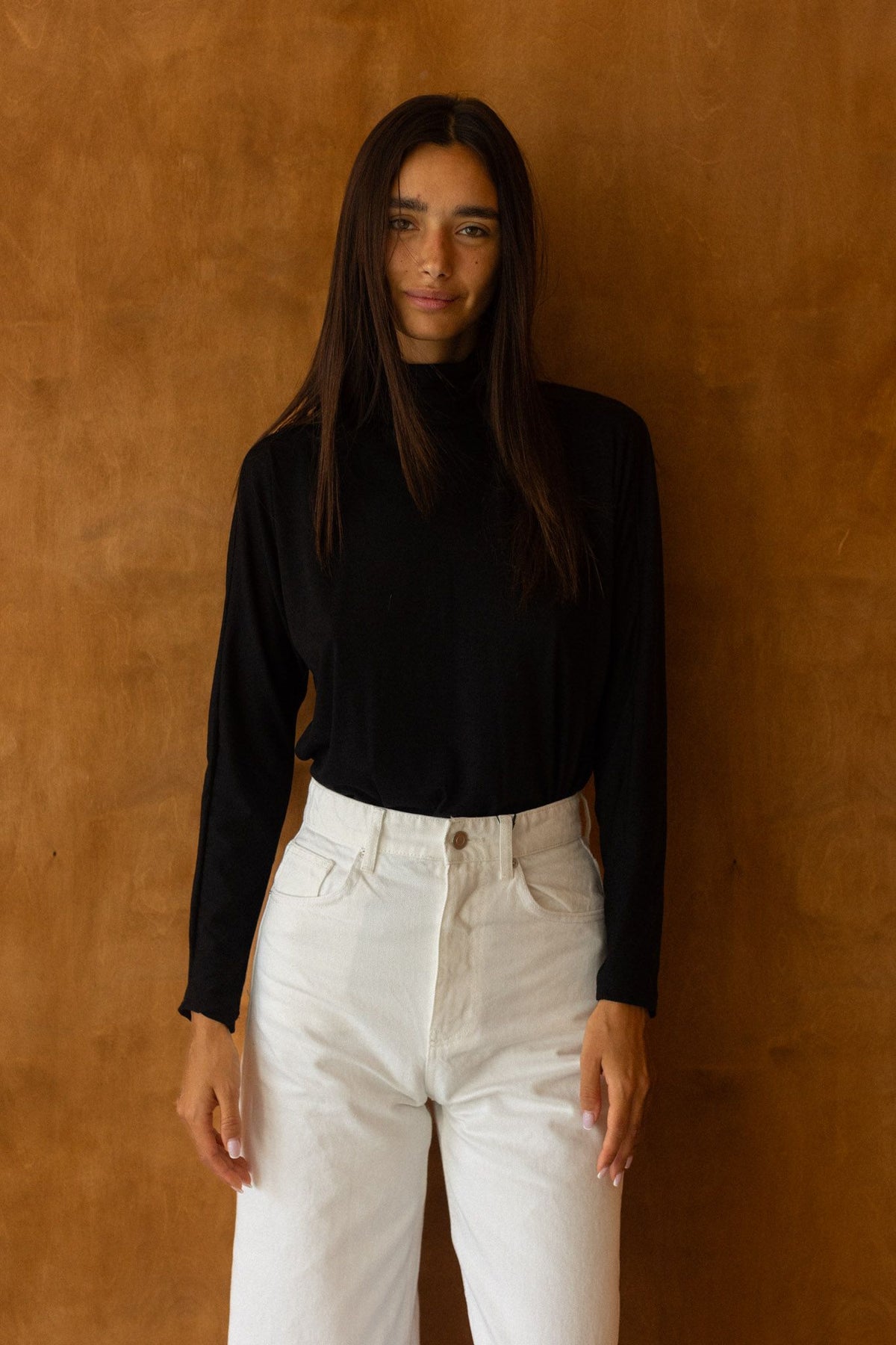 Fine Turtleneck black