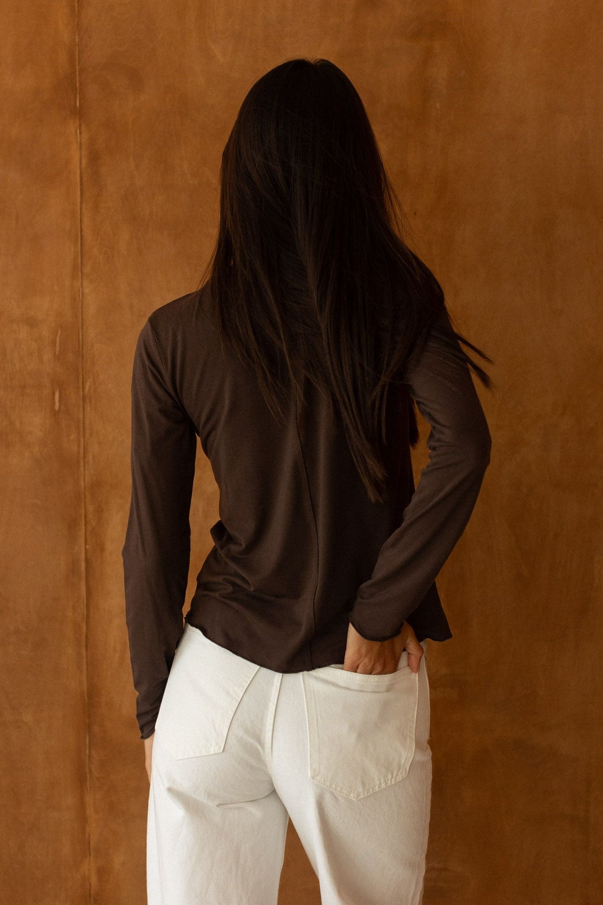 Woollen L/S No.4 chocolate