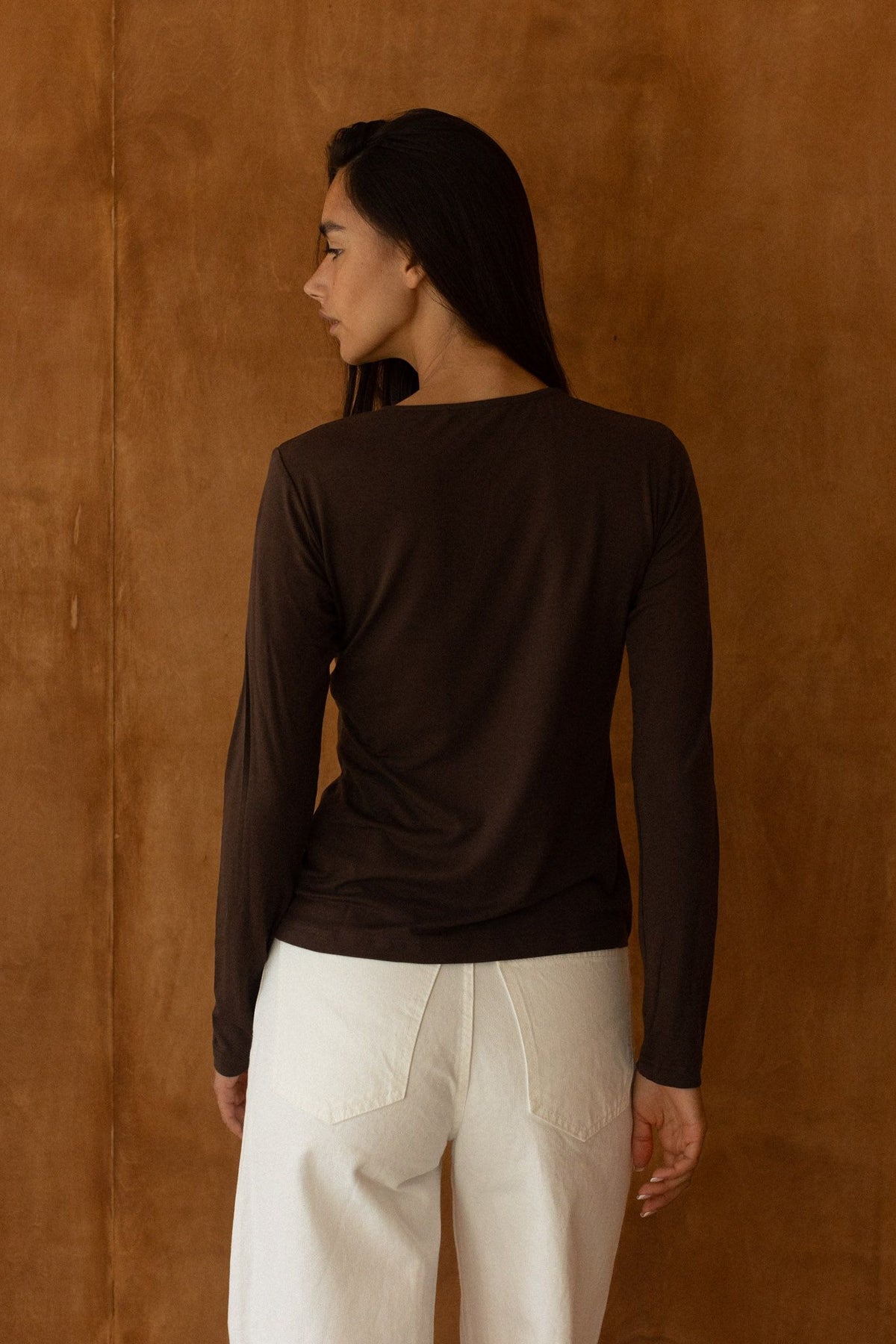 Woollen L/S No.1 chocolate