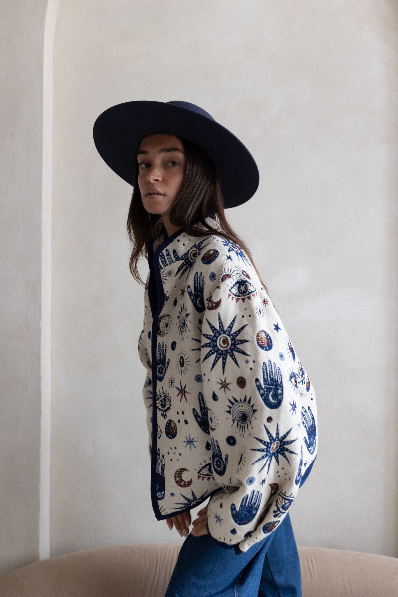 Namaste Jacket jacquard