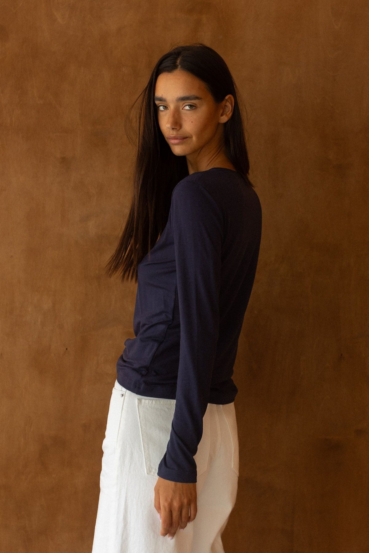 Woollen L/S No.1 navy