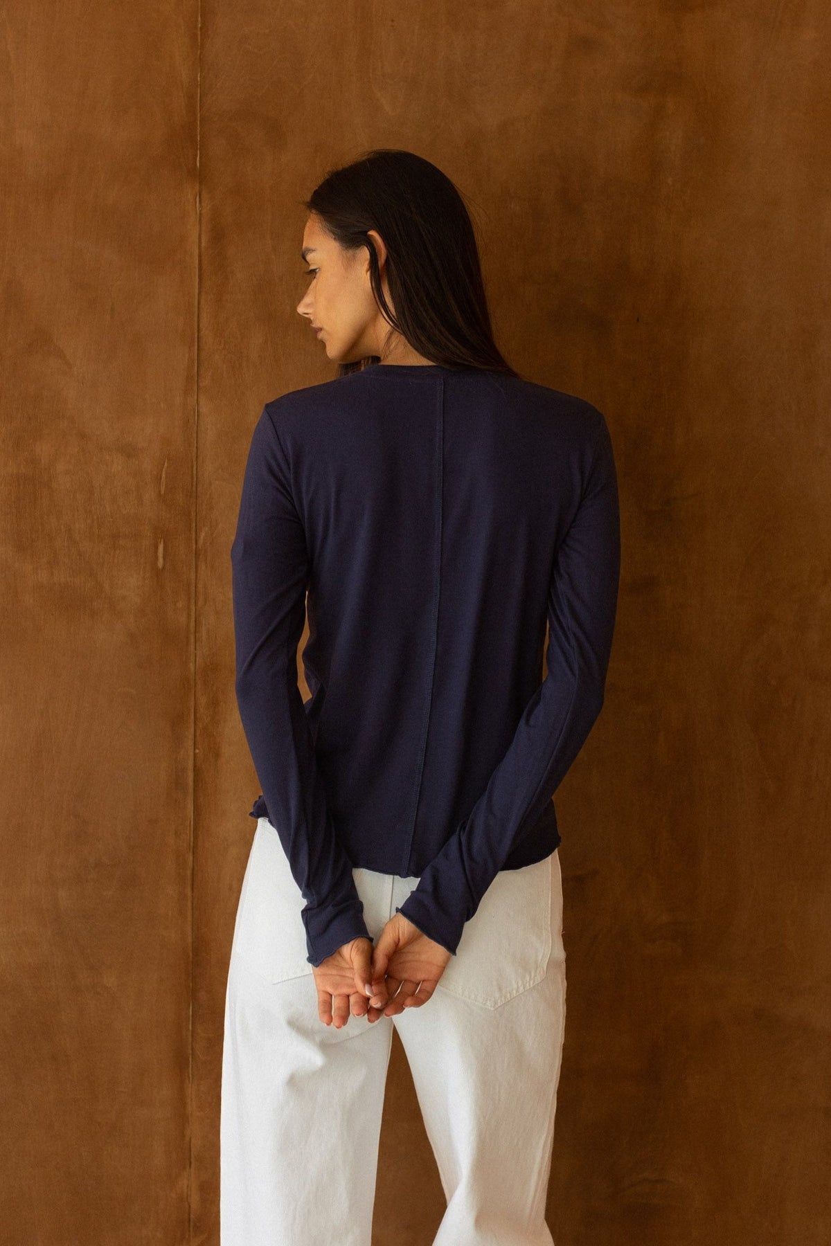 Woollen L/S No.4 navy