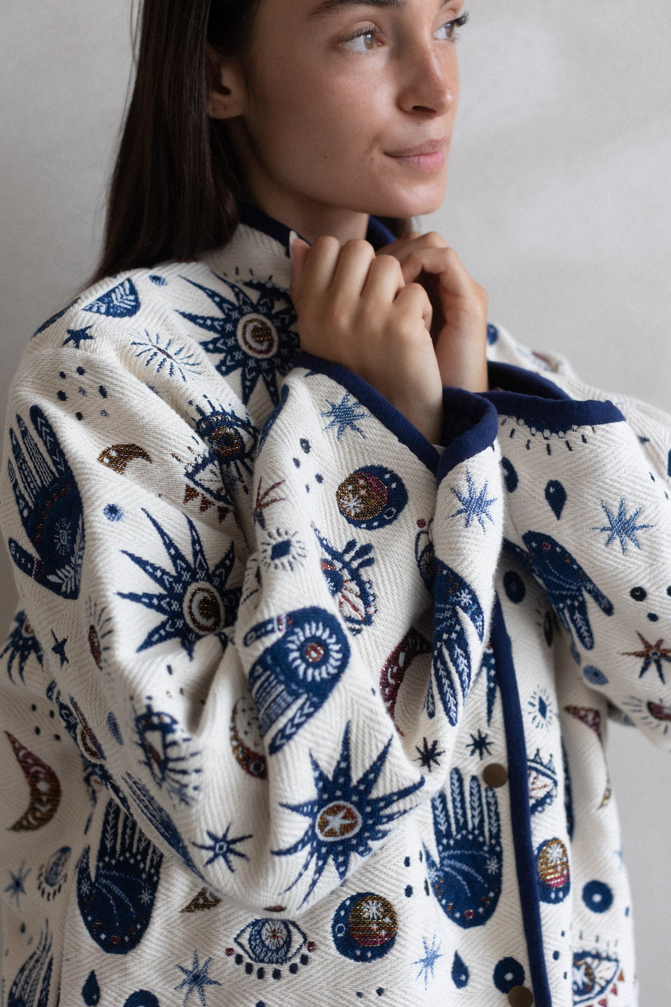 Namaste Jacket jacquard