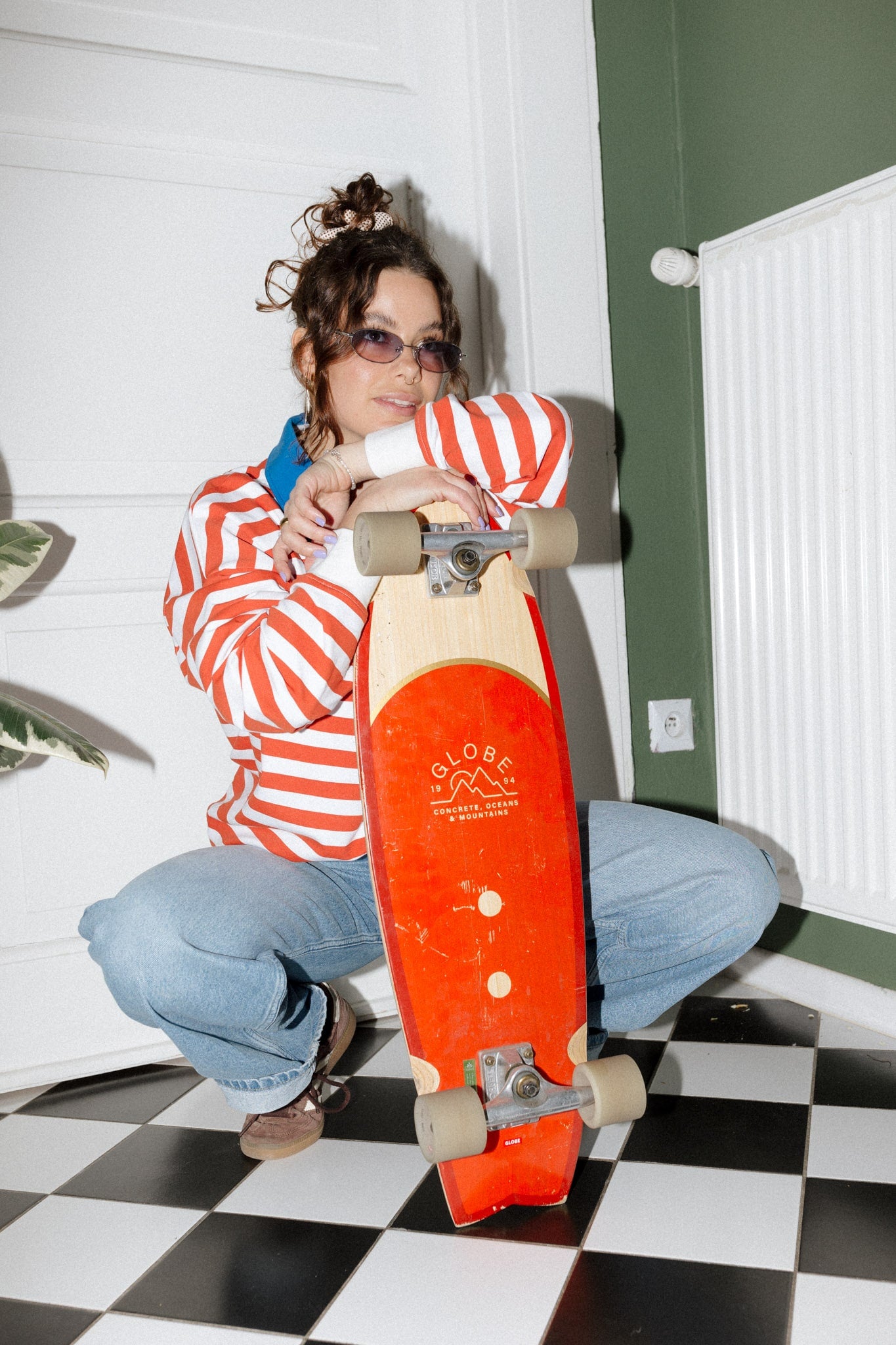 Stripe Affair L/S Brick