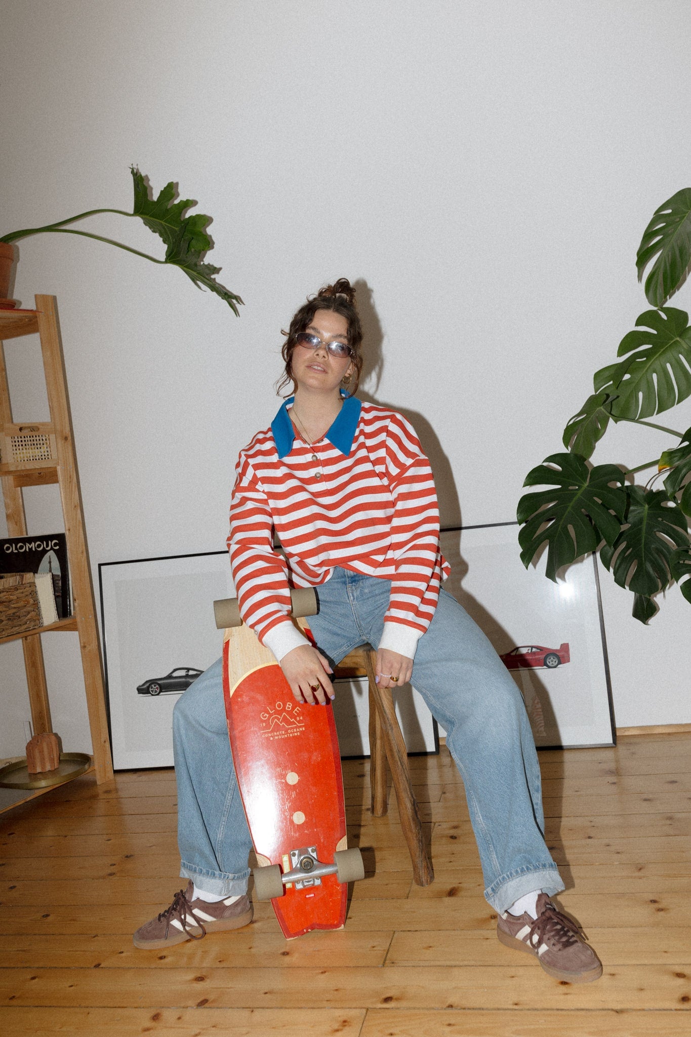 Stripe Affair L/S Brick