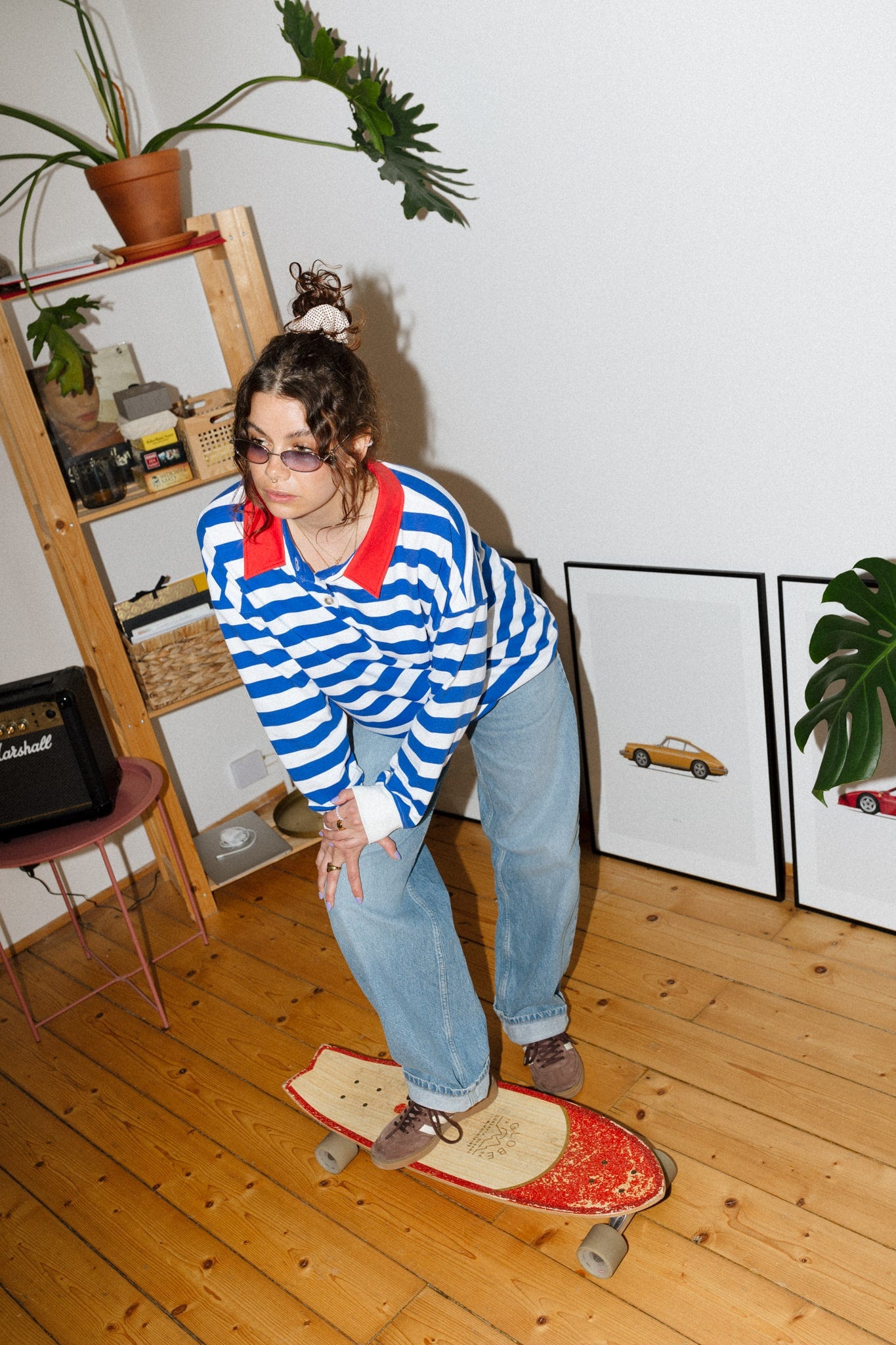 Stripe Affair L/S Blue
