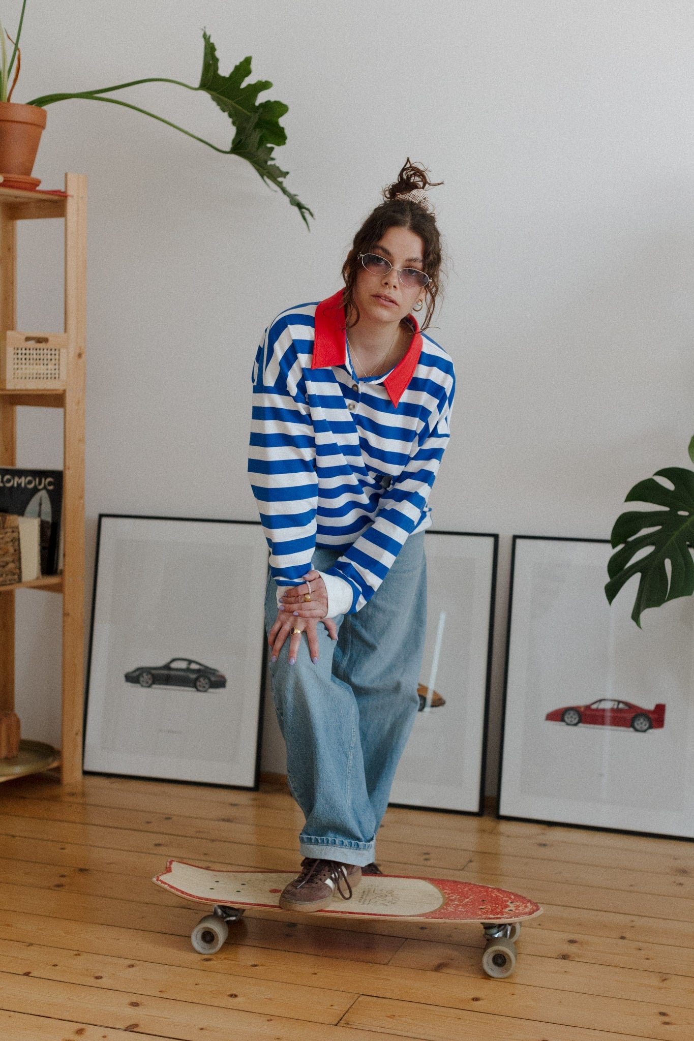 Stripe Affair L/S Blue
