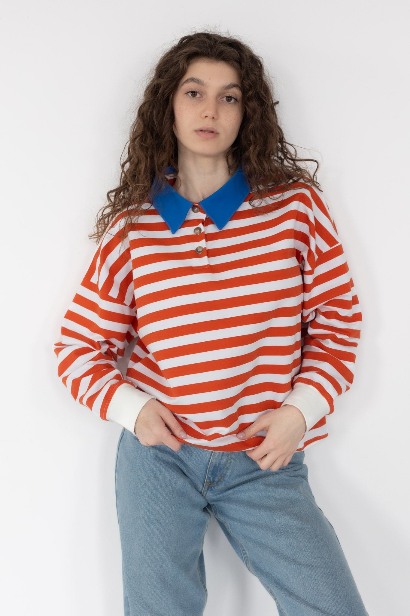 Stripe Affair L/S Brick