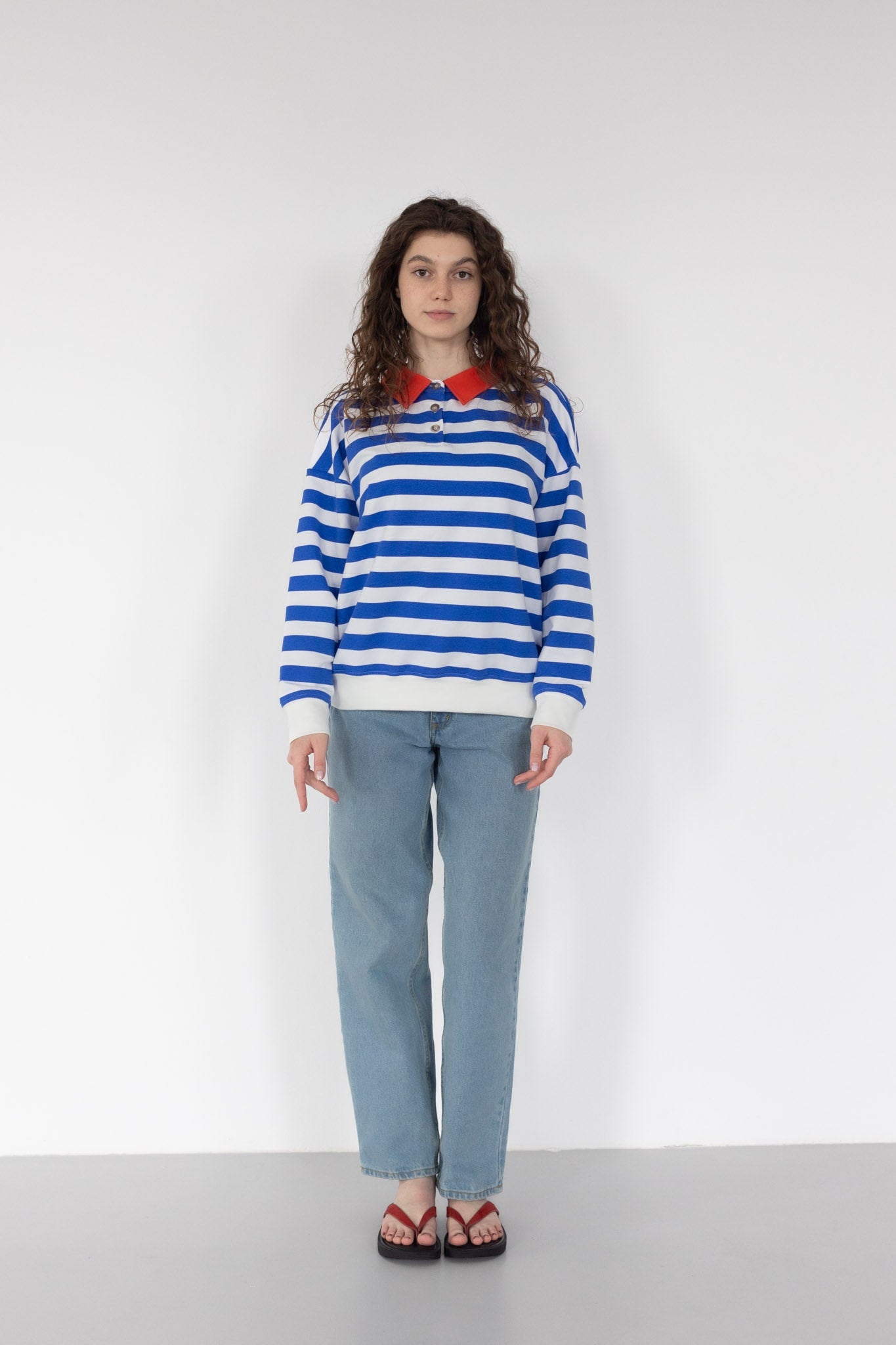 Stripe Affair L/S Blue