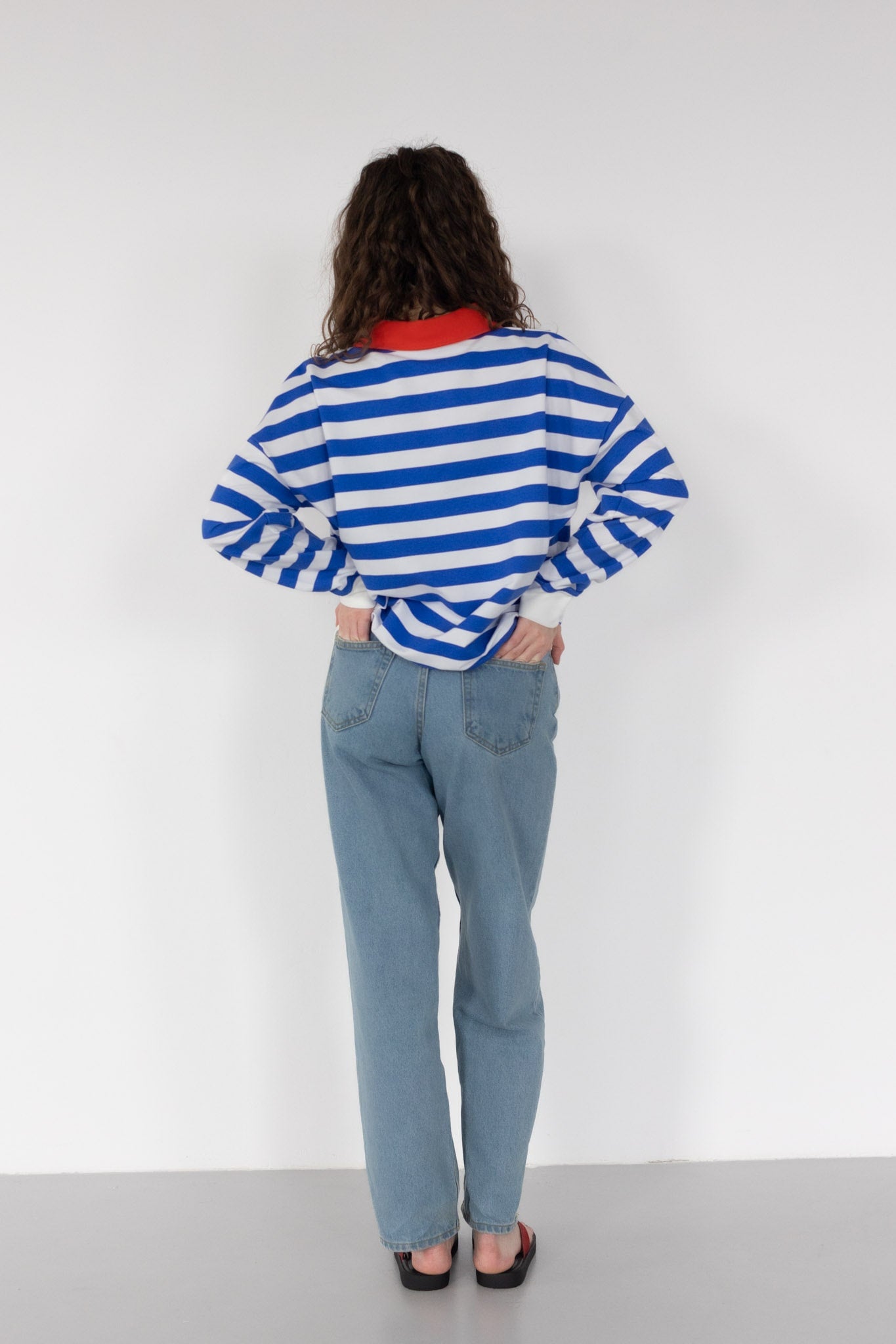 Stripe Affair L/S Blue