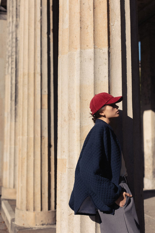 Lena Quilted Jacket navy blue