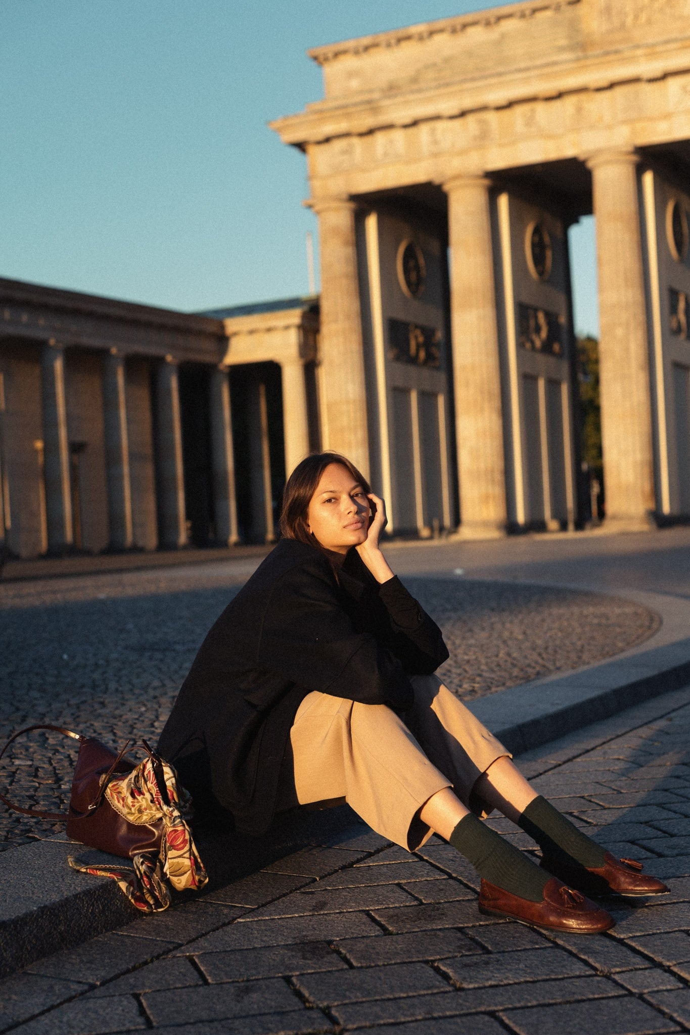 Tiera Wool Coat navy