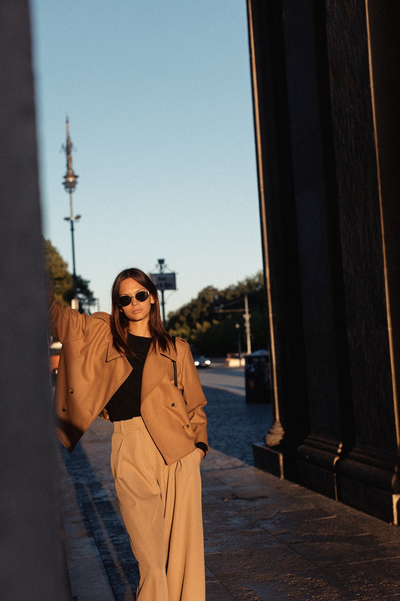 Frieda Wool Coat beige