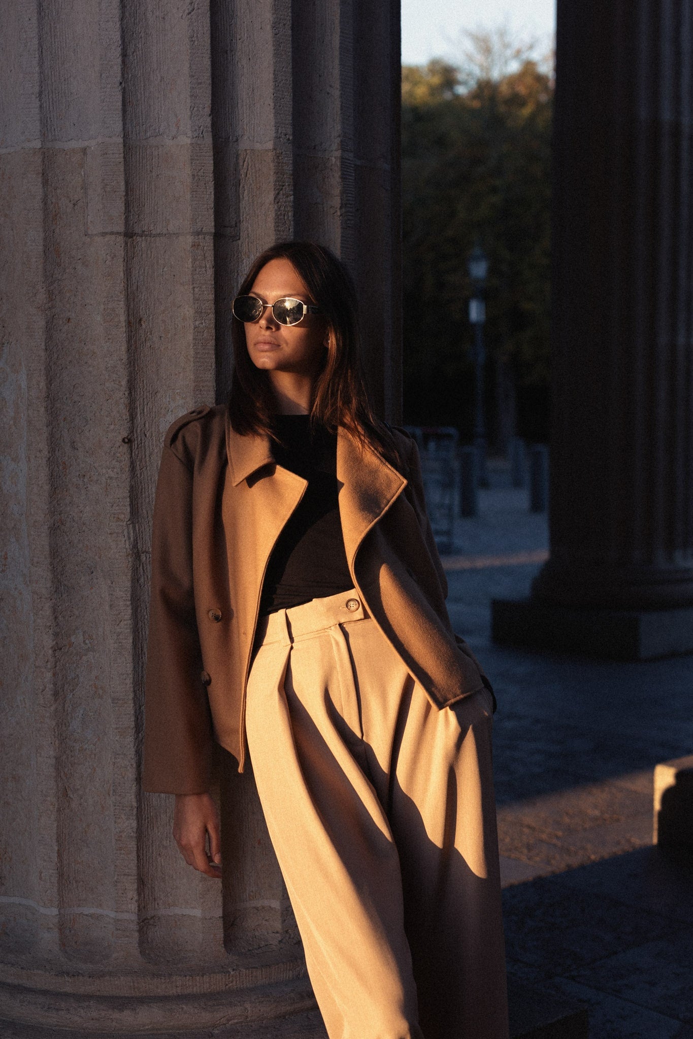 Frieda Wool Coat beige