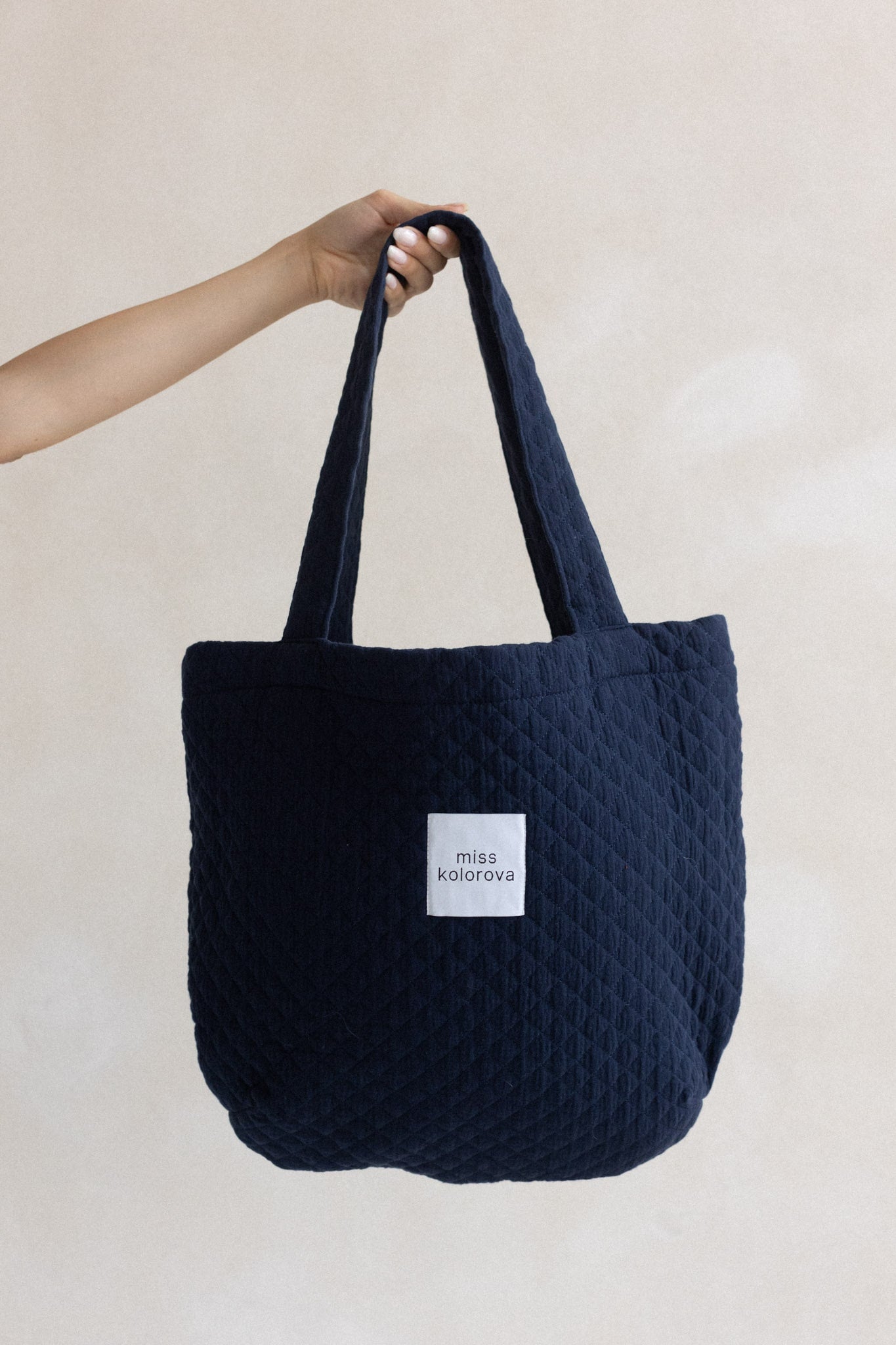 Clara Quilted Bag navy blue