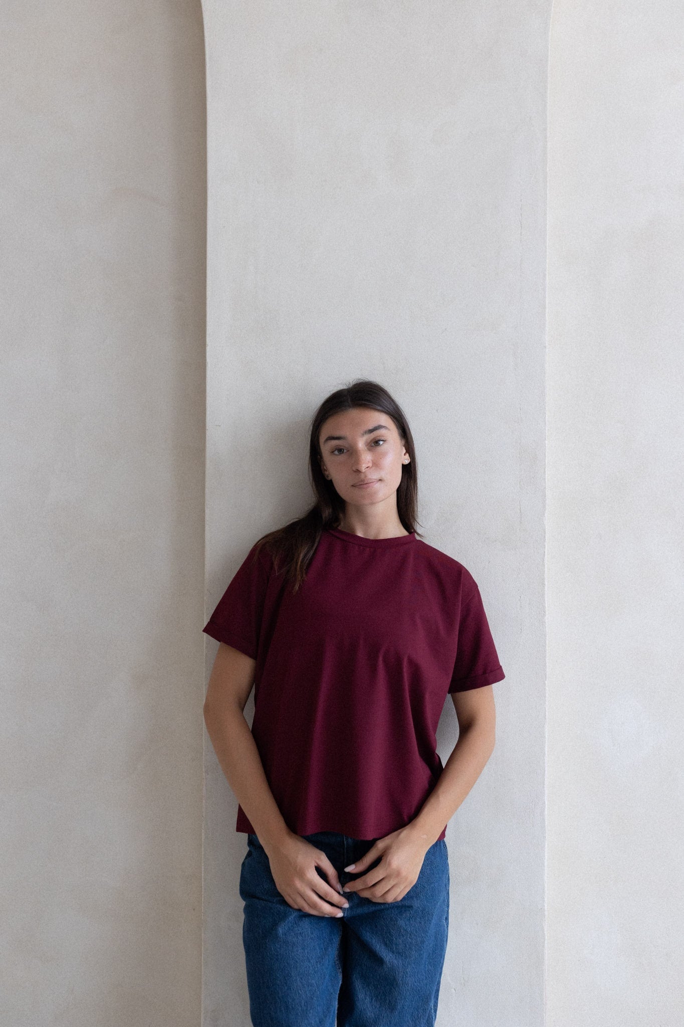 Tshirt No.3 bordeaux